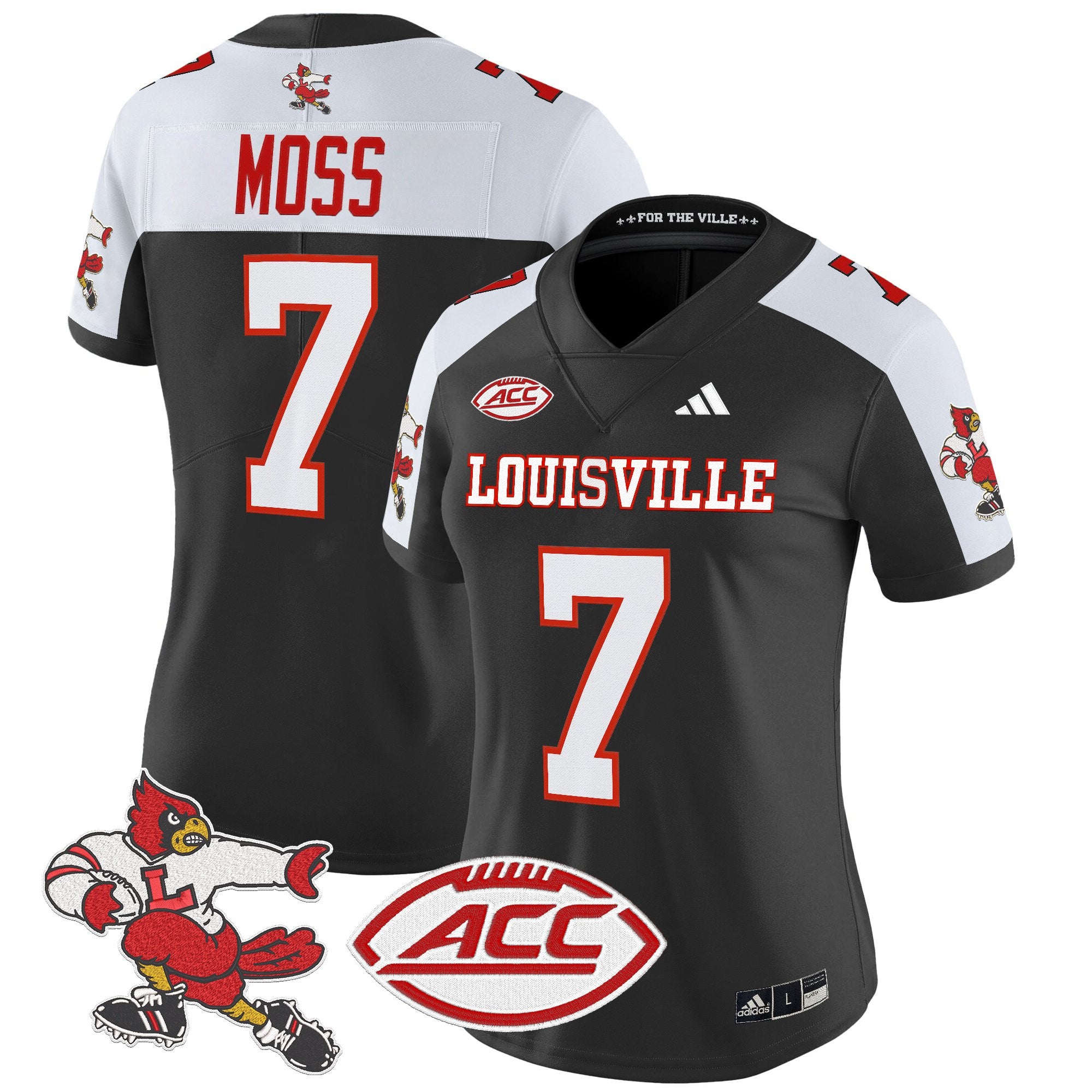 Women's Louisville Cardinals '1980s Throwback' Vapor Limited Jersey - All Stitched
