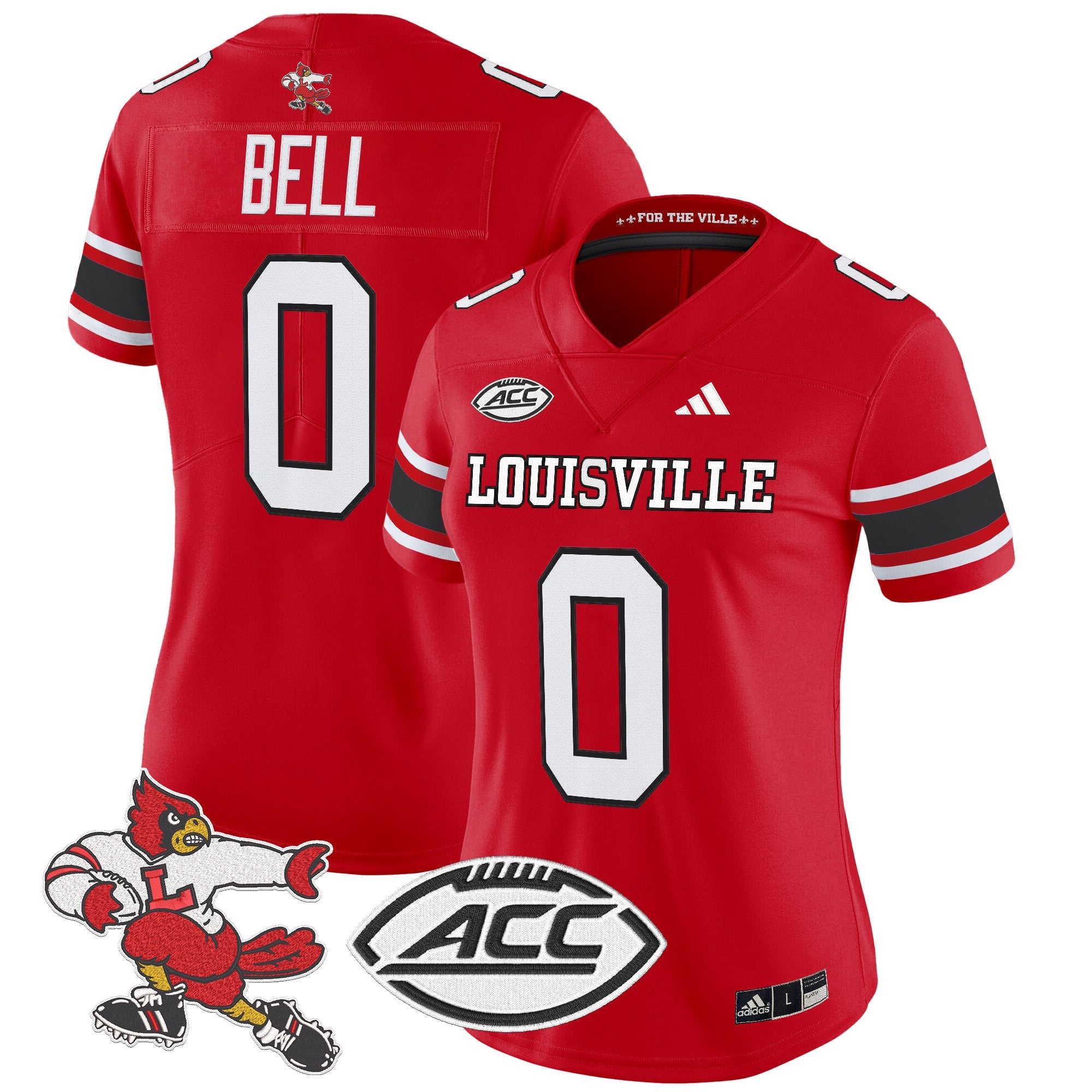Women's Louisville Cardinals '1980s Throwback' Vapor Limited Jersey - All Stitched
