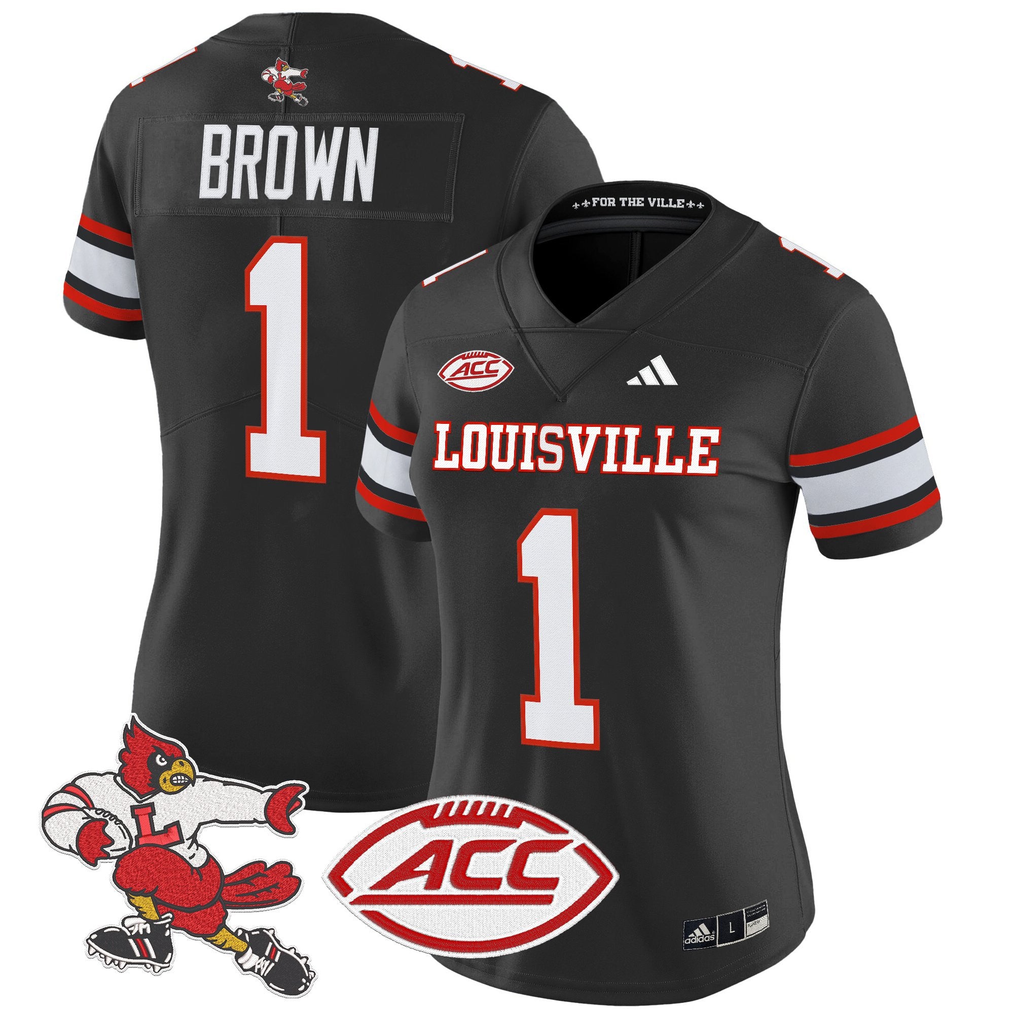Women's Louisville Cardinals '1980s Throwback' Vapor Limited Jersey - All Stitched