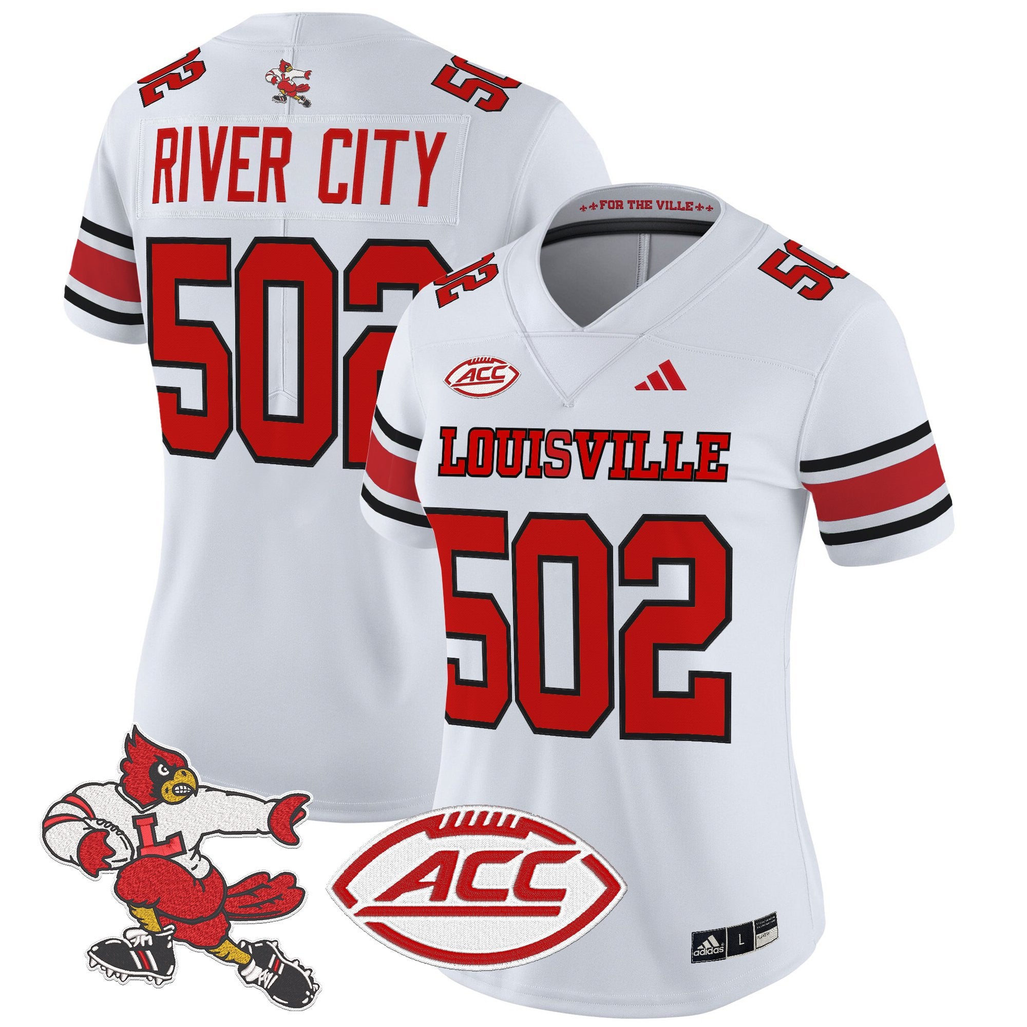 Women's Louisville Cardinals '1980s Throwback' Vapor Limited Jersey - All Stitched