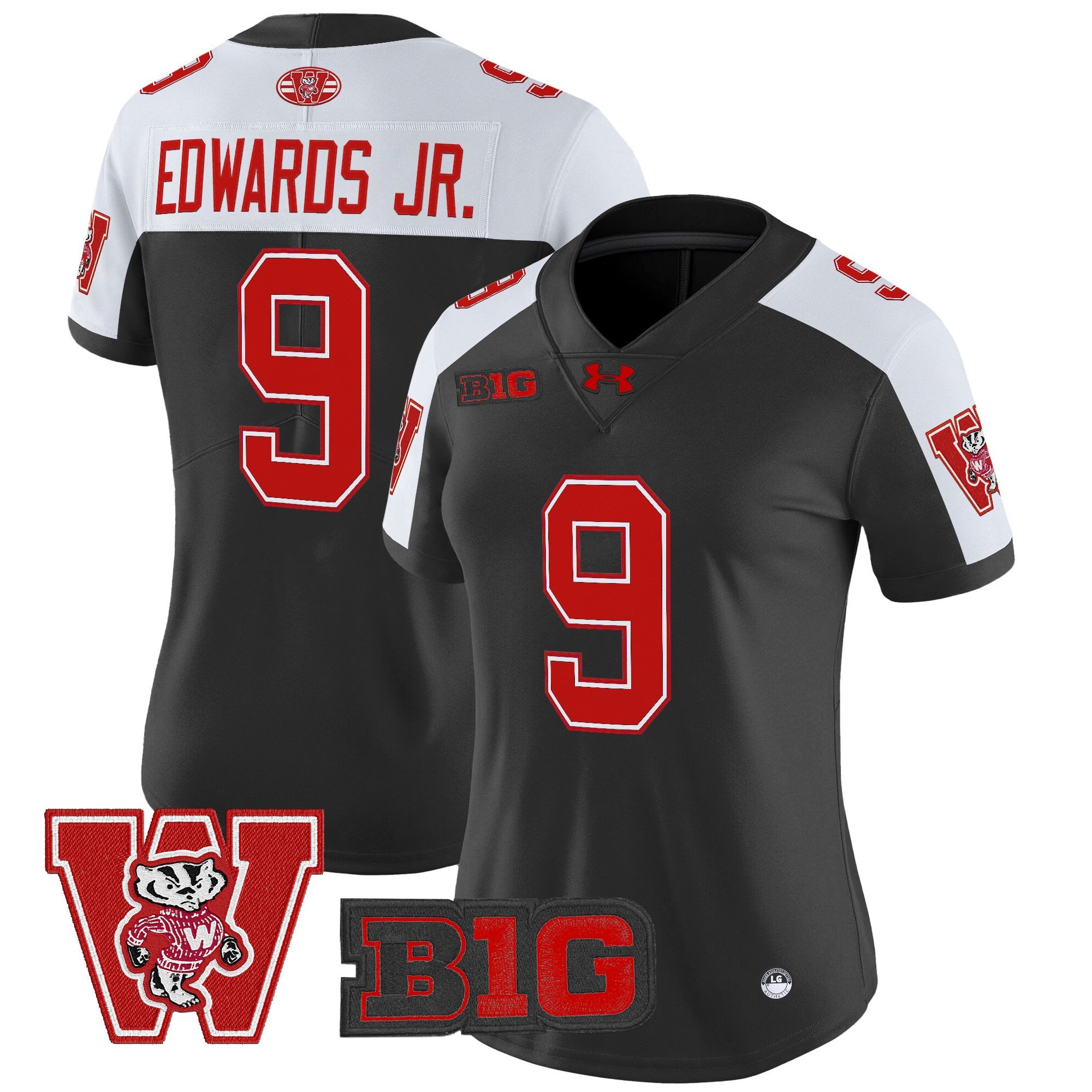 Women's Wisconsin Badgers Throwback Vapor Limited Jersey - All Stitched