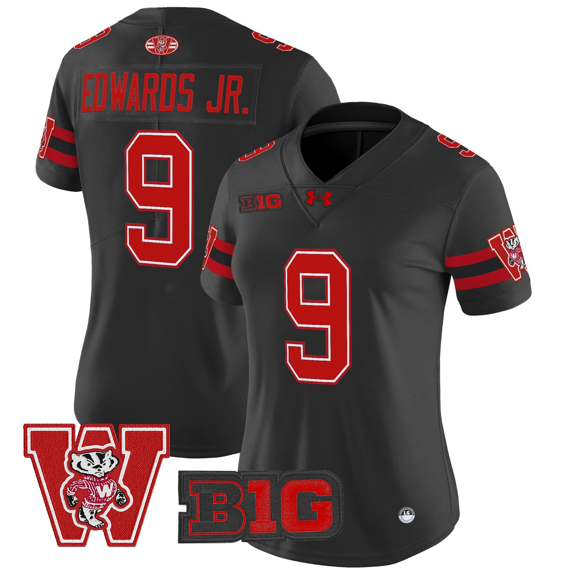 Women's Wisconsin Badgers Throwback Vapor Limited Jersey - All Stitched