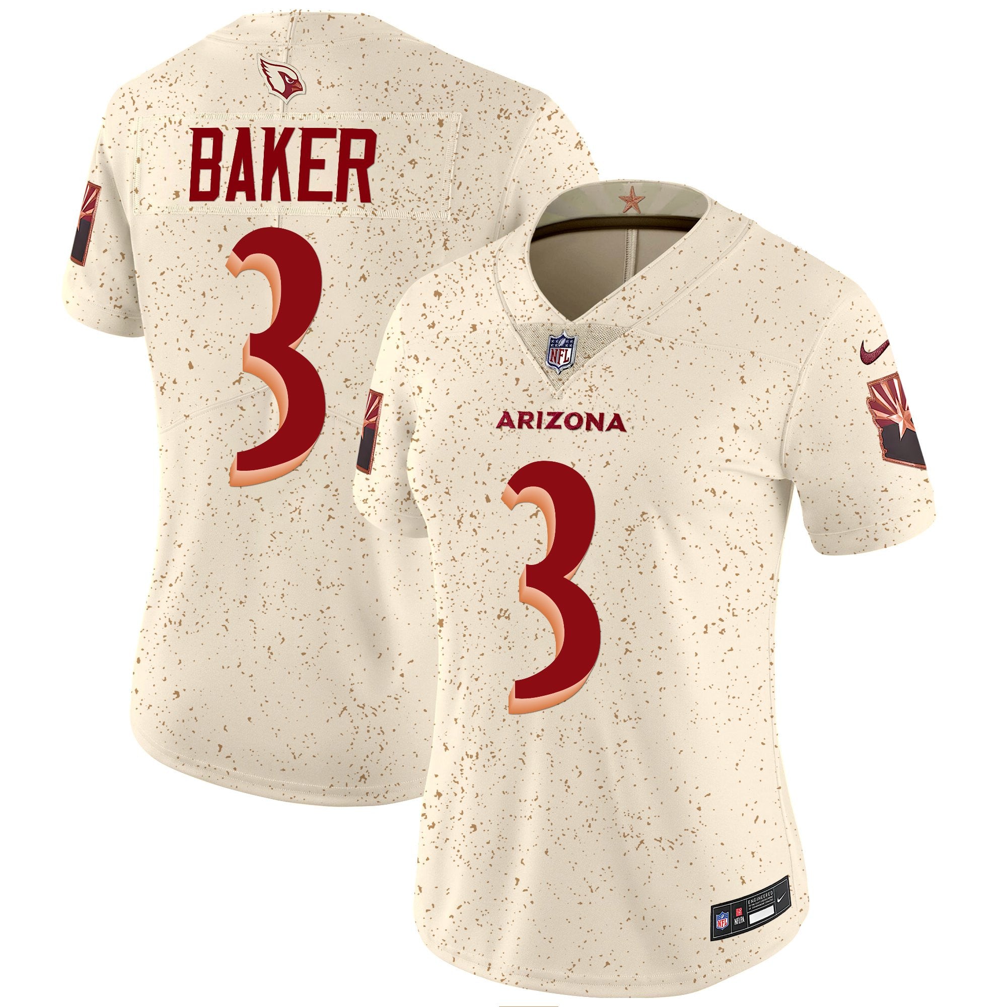 Women's Arizona Cardinals 2025 "Rivalries" Vapor Limited Jersey - All Stitched