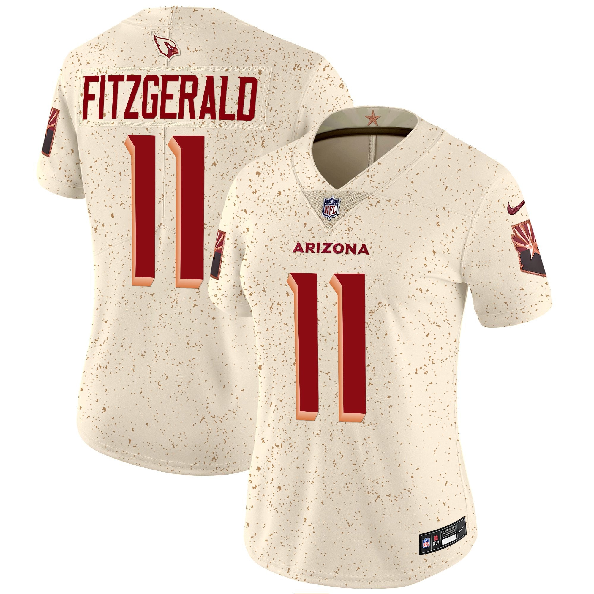 Women's Arizona Cardinals 2025 "Rivalries" Vapor Limited Jersey - All Stitched