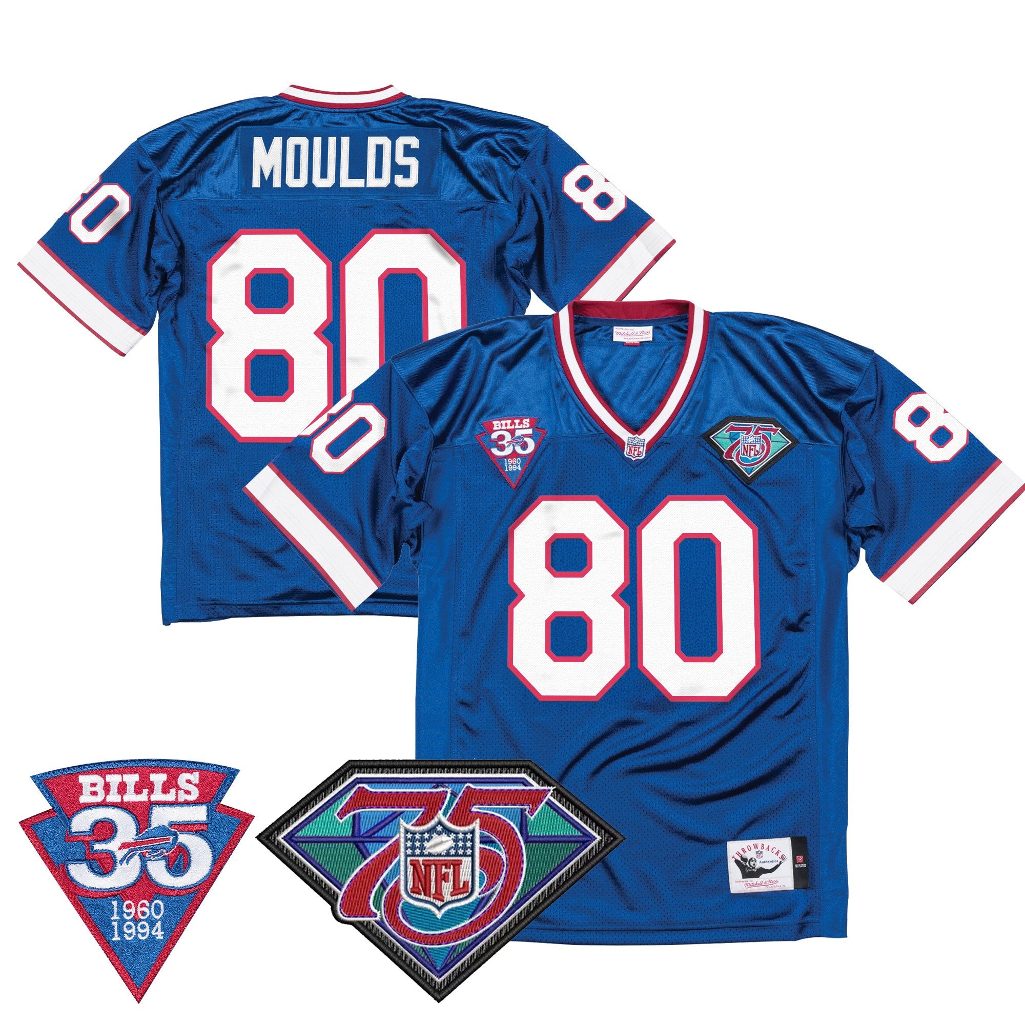 Men's Buffalo Bills Throwback Player Jersey - All Stitched