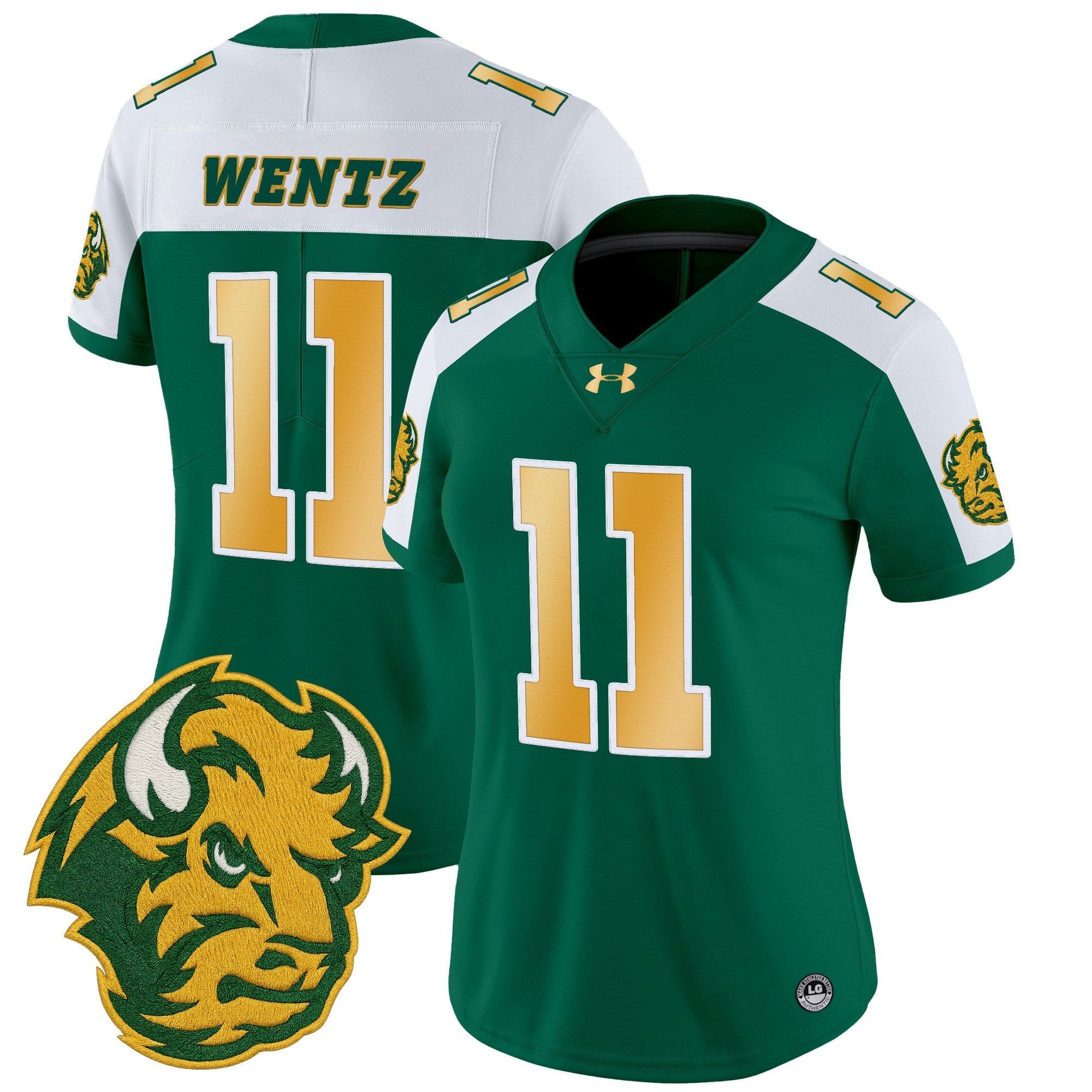 Women's North Dakota State Bison Vapor Limited Jersey - All Stitched