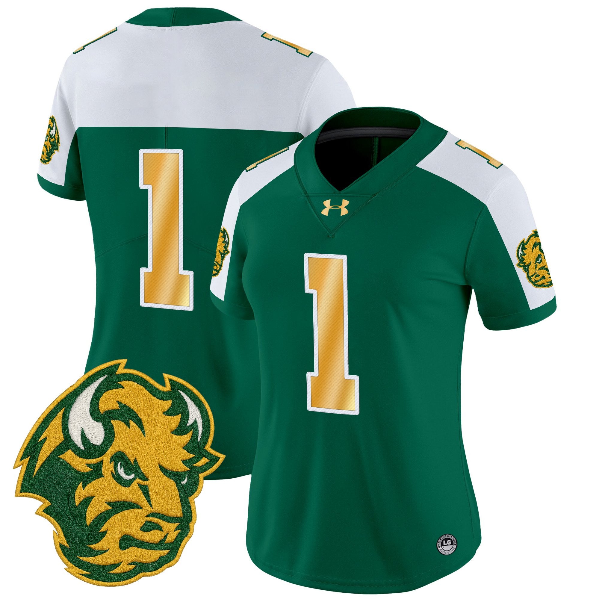 Women's North Dakota State Bison Vapor Limited Jersey - All Stitched