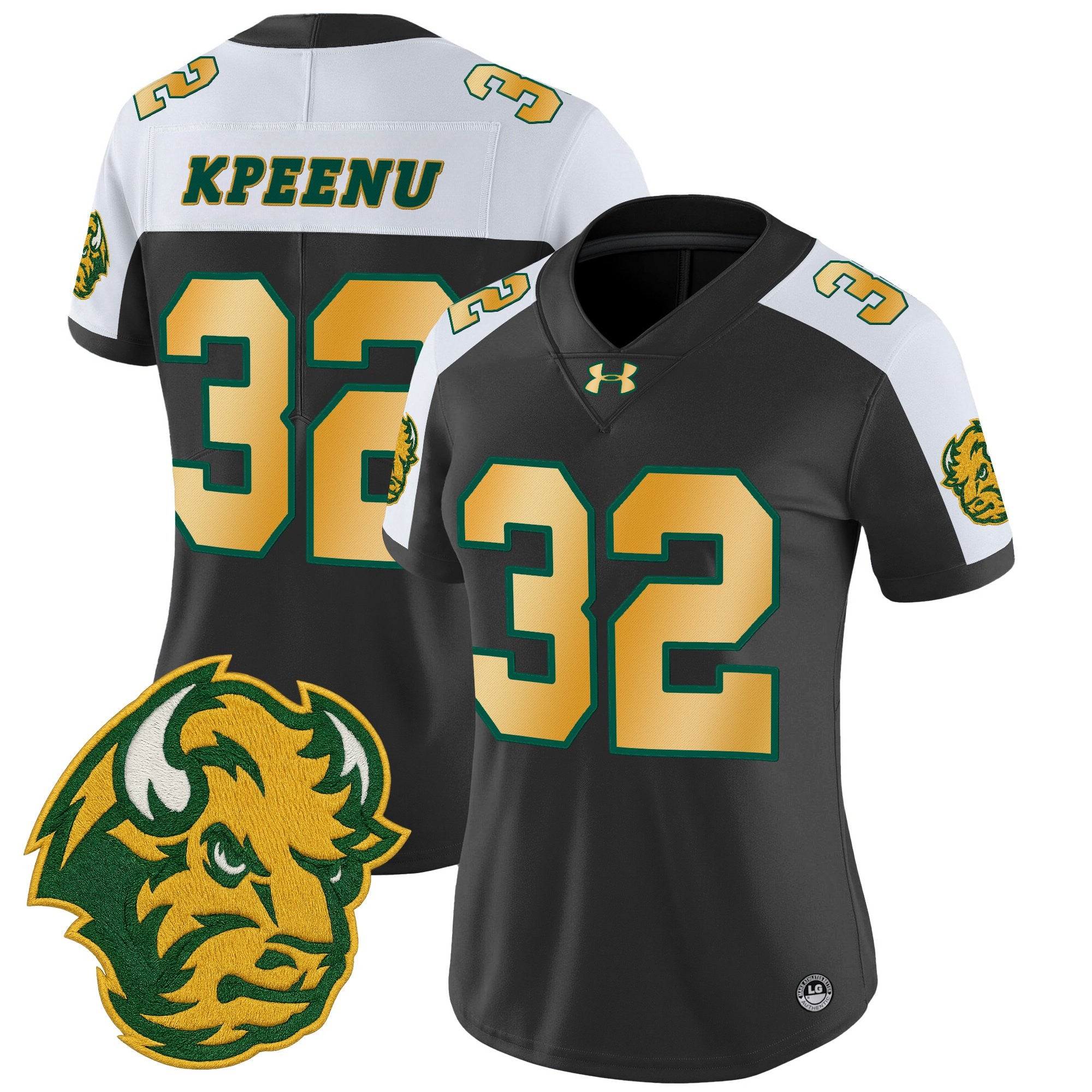Women's North Dakota State Bison Vapor Limited Jersey - All Stitched