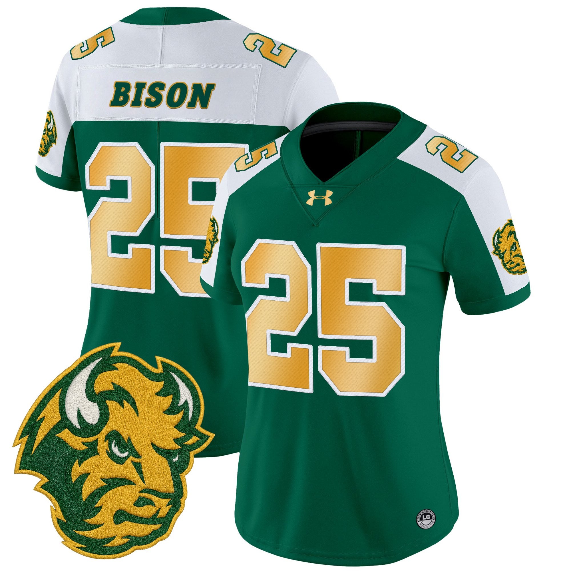 Women's North Dakota State Bison Vapor Limited Jersey - All Stitched