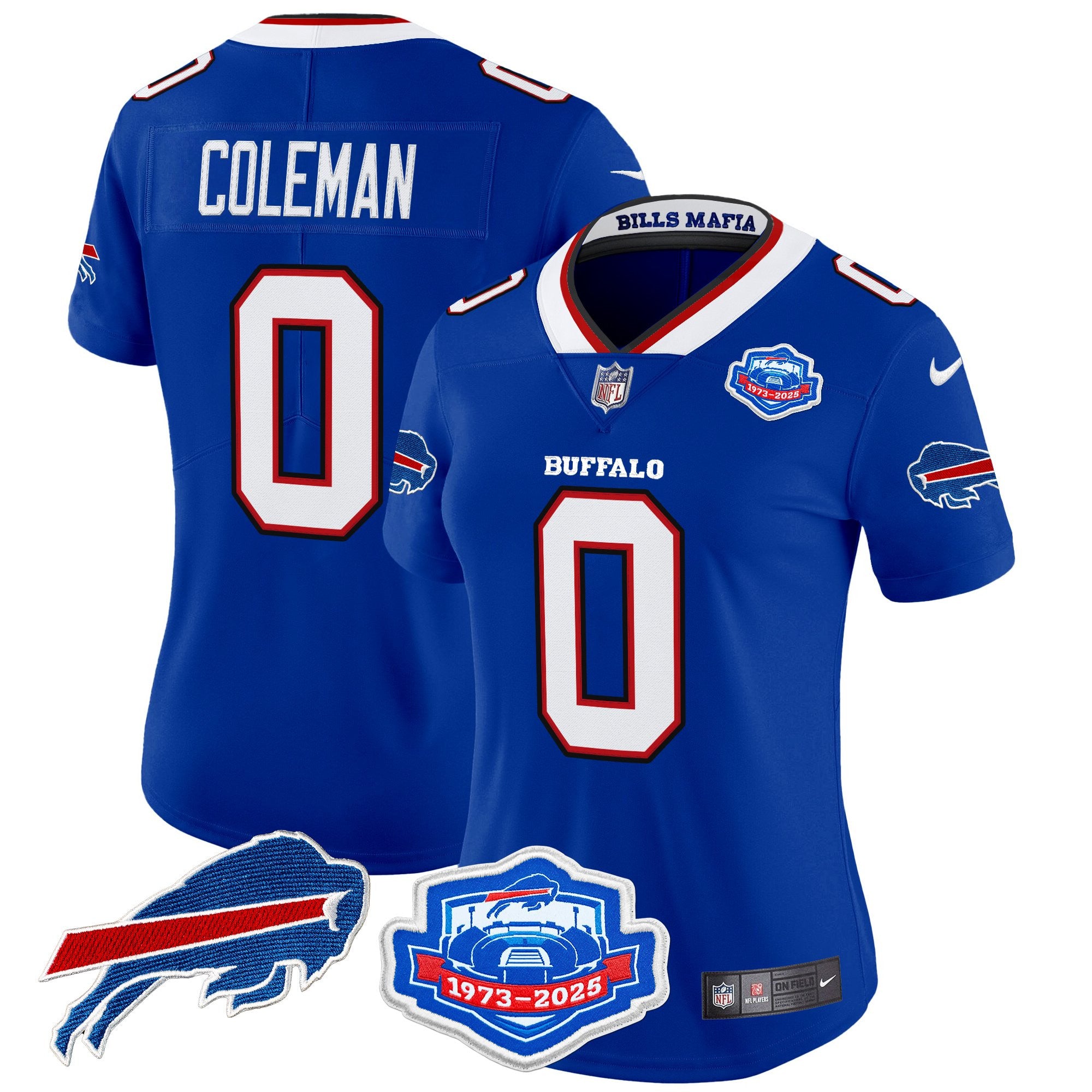 Women's Buffalo Bills 2025 "Rivalries" Vapor Limited Jersey - Farewell Season Patch - All Stitched
