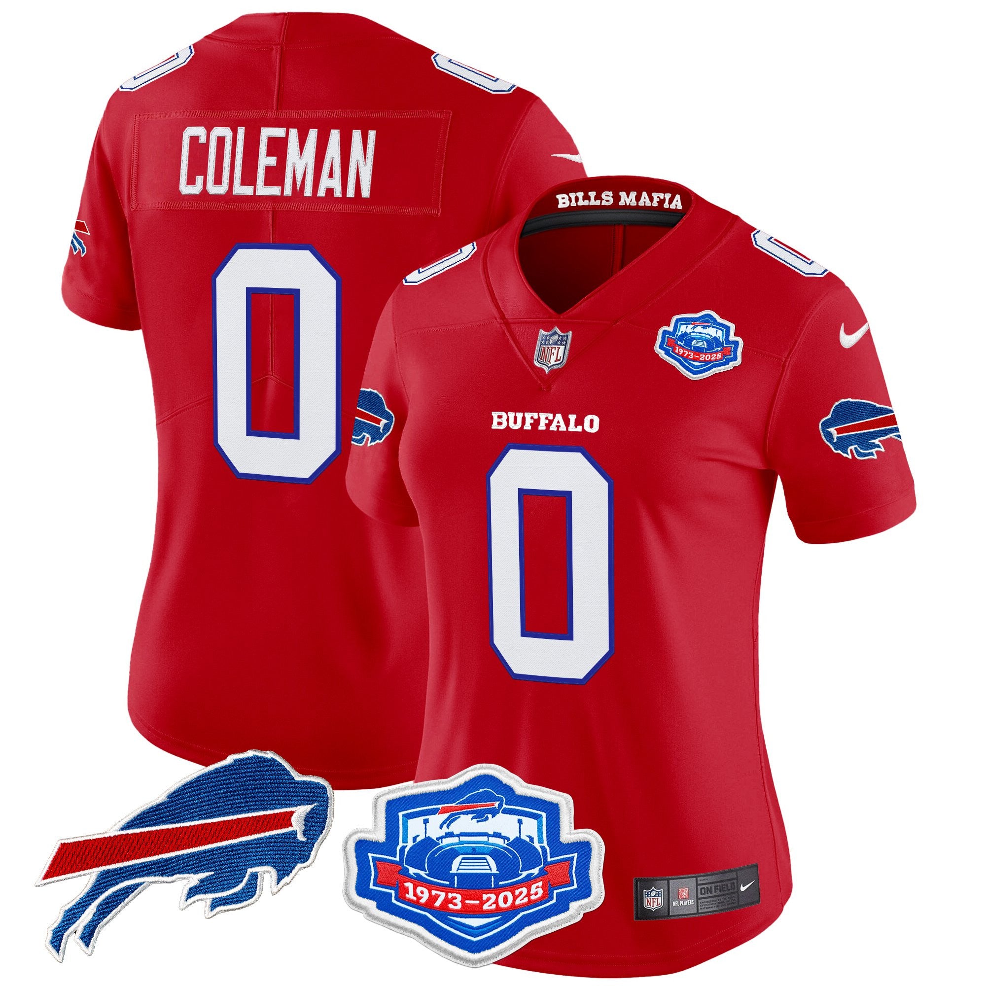 Women's Buffalo Bills 2025 "Rivalries" Vapor Limited Jersey - Farewell Season Patch - All Stitched