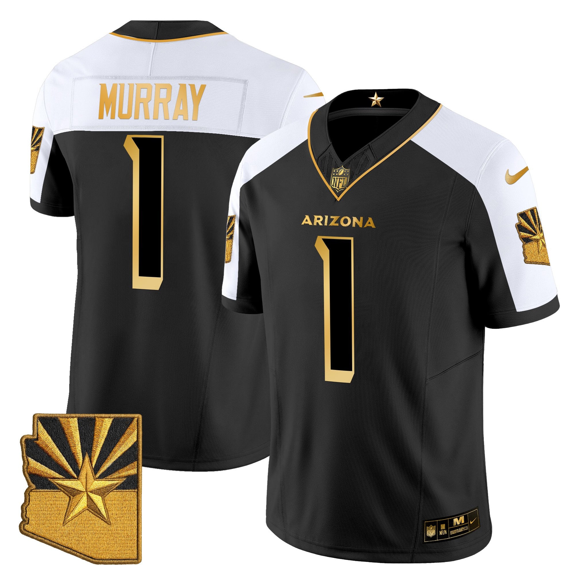 Men's Arizona Cardinals 2025 "Rivalries" Gold Vapor Limited Jersey - All Stitched