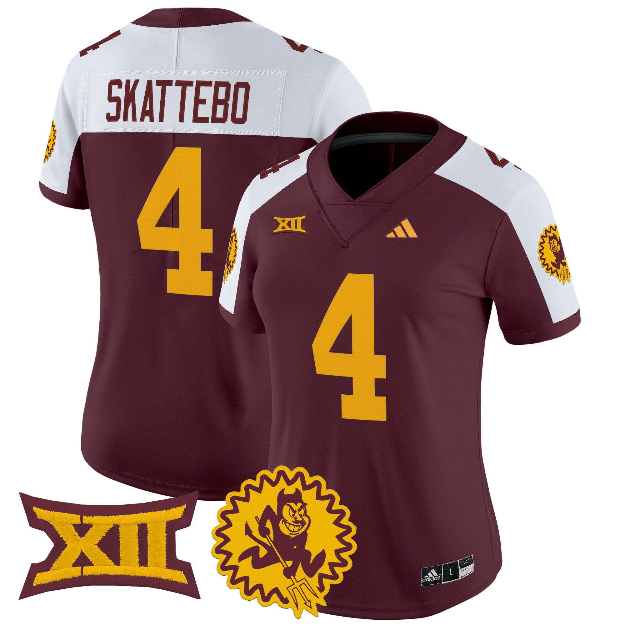 Women's Arizona State Sun Devils 1975 Throwback Vapor Limited Jersey - All Stitched