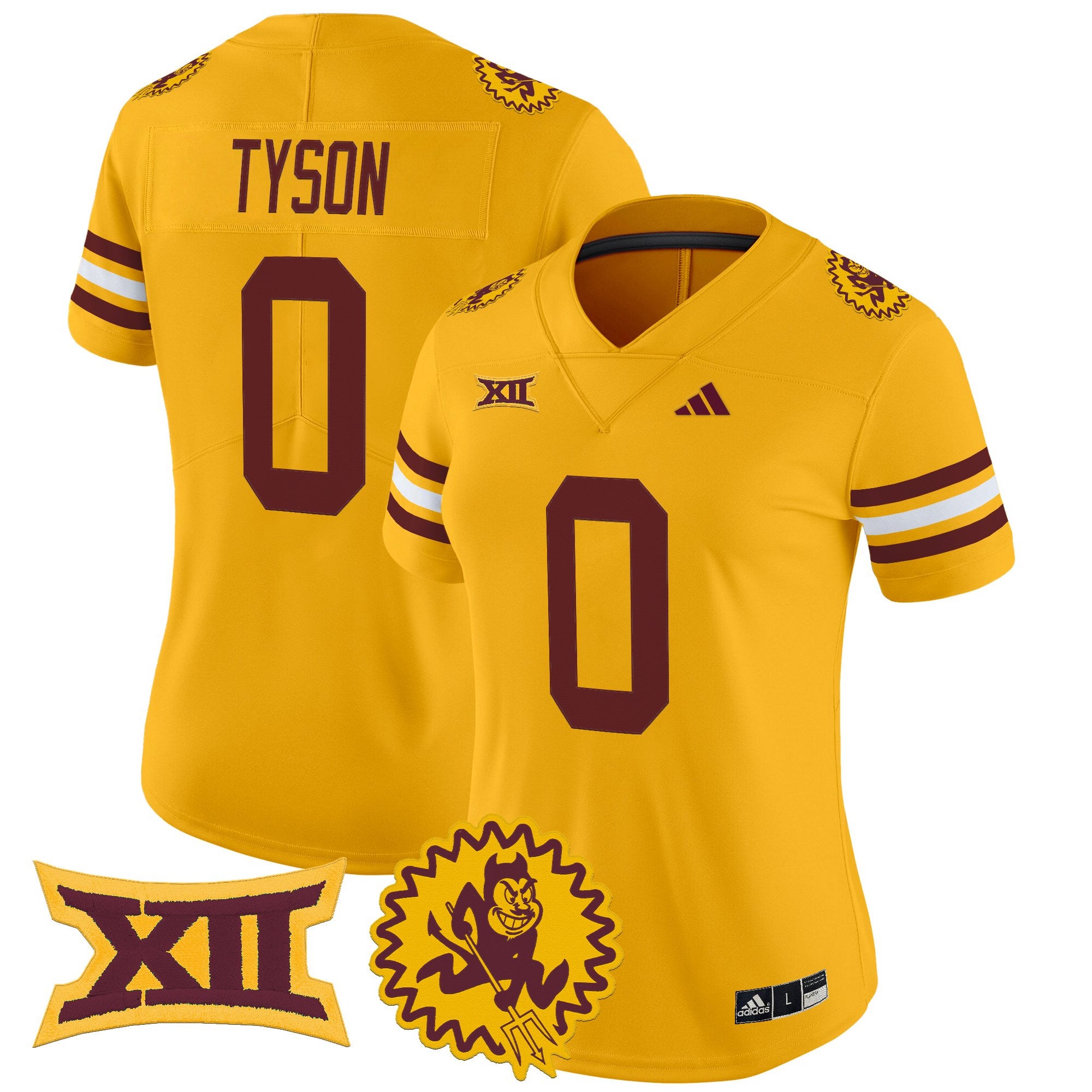 Women's Arizona State Sun Devils 1975 Throwback Vapor Limited Jersey - All Stitched
