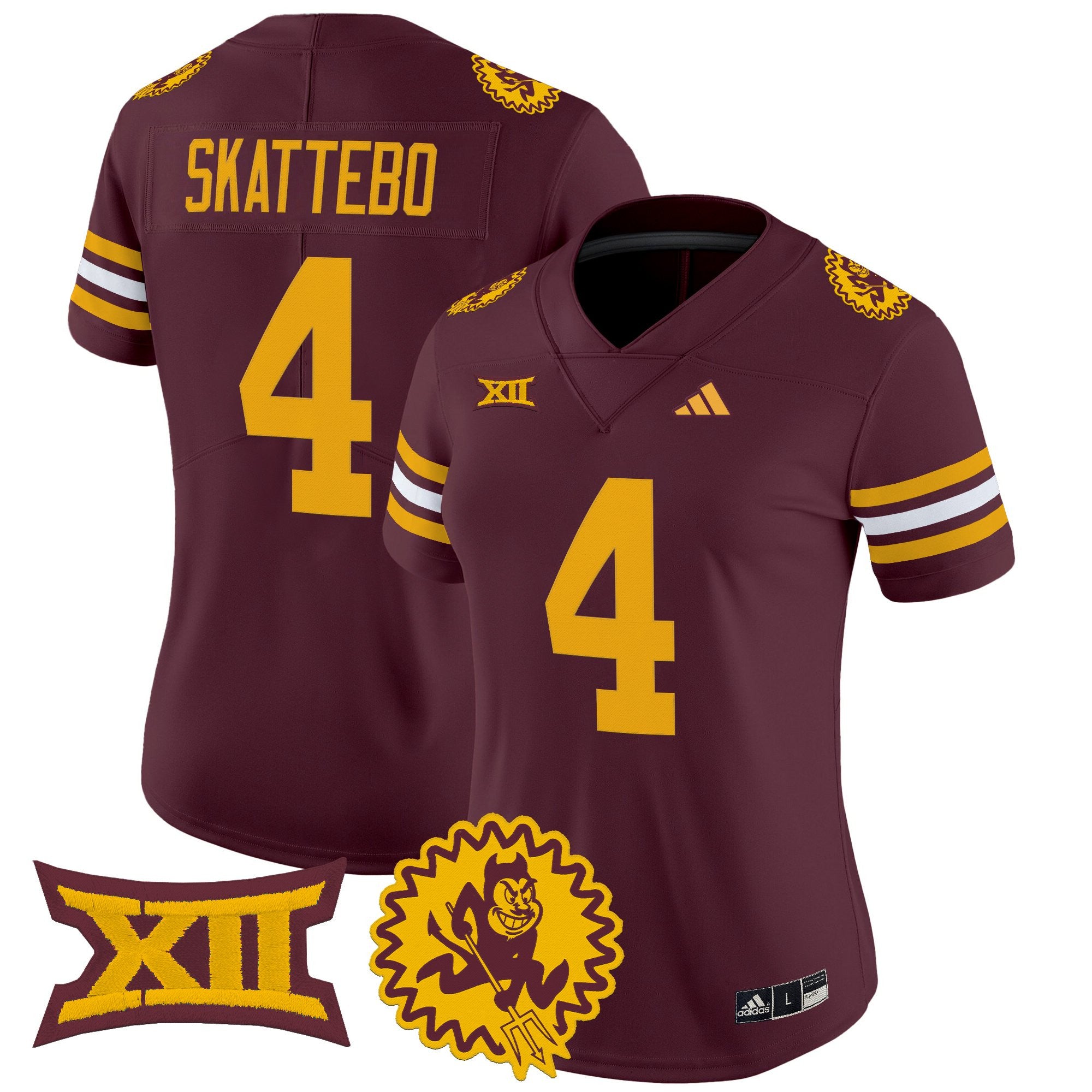 Women's Arizona State Sun Devils 1975 Throwback Vapor Limited Jersey - All Stitched