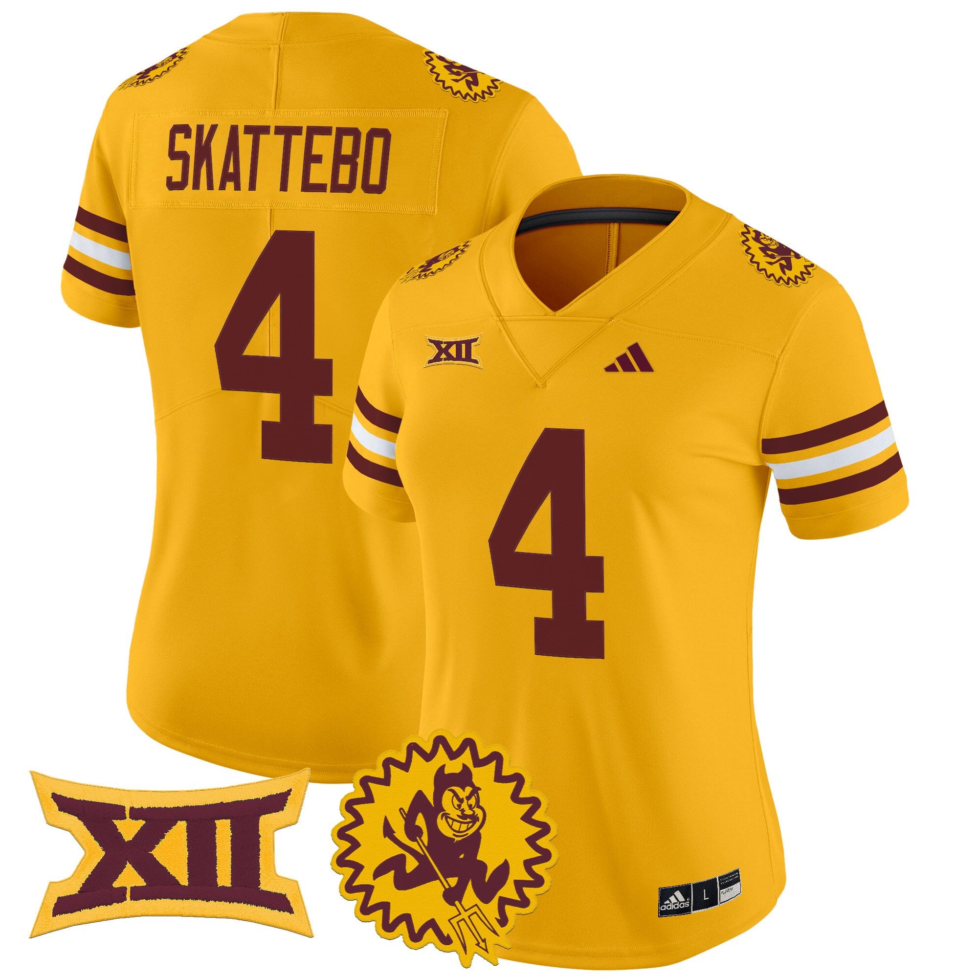 Women's Arizona State Sun Devils 1975 Throwback Vapor Limited Jersey - All Stitched
