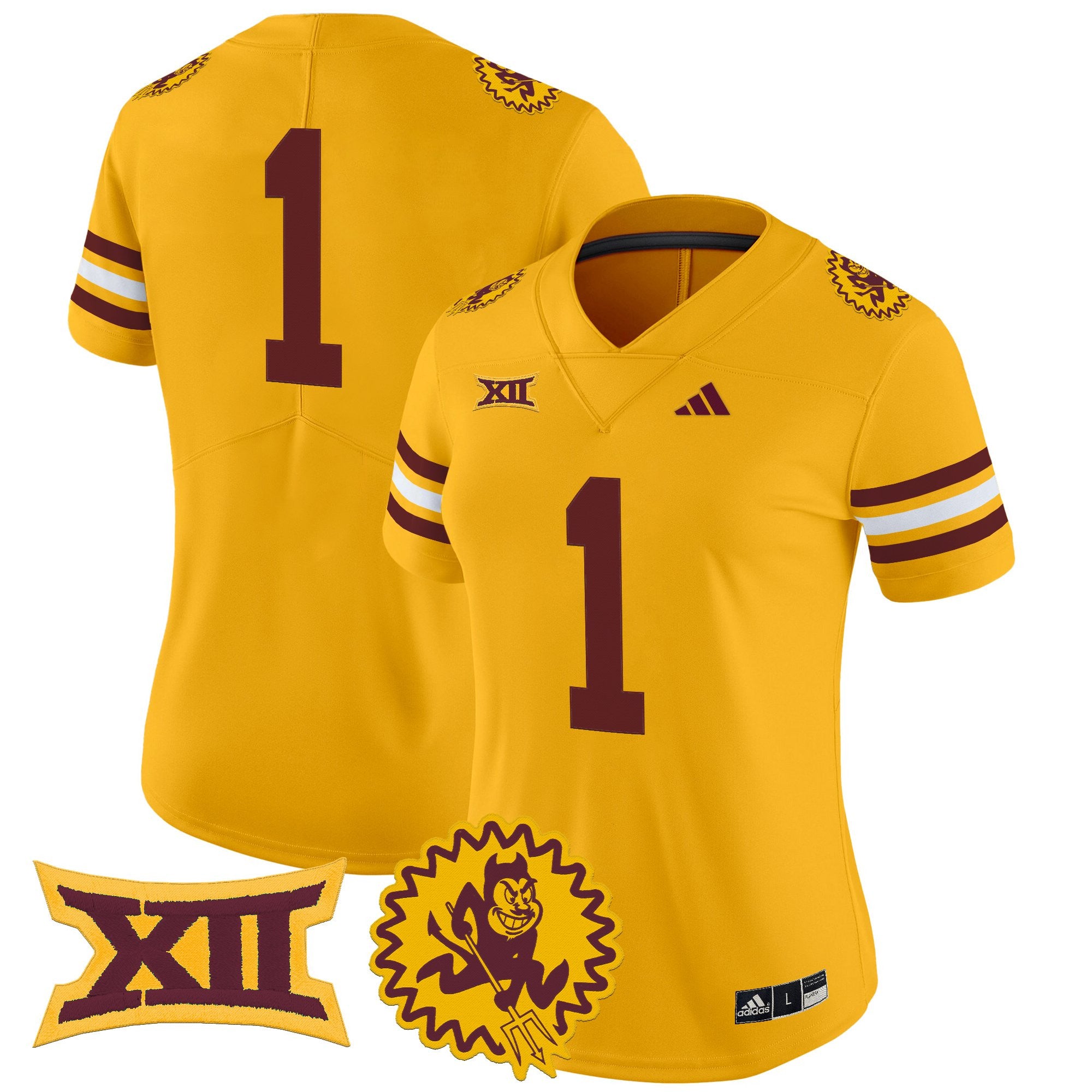 Women's Arizona State Sun Devils 1975 Throwback Vapor Limited Jersey - All Stitched