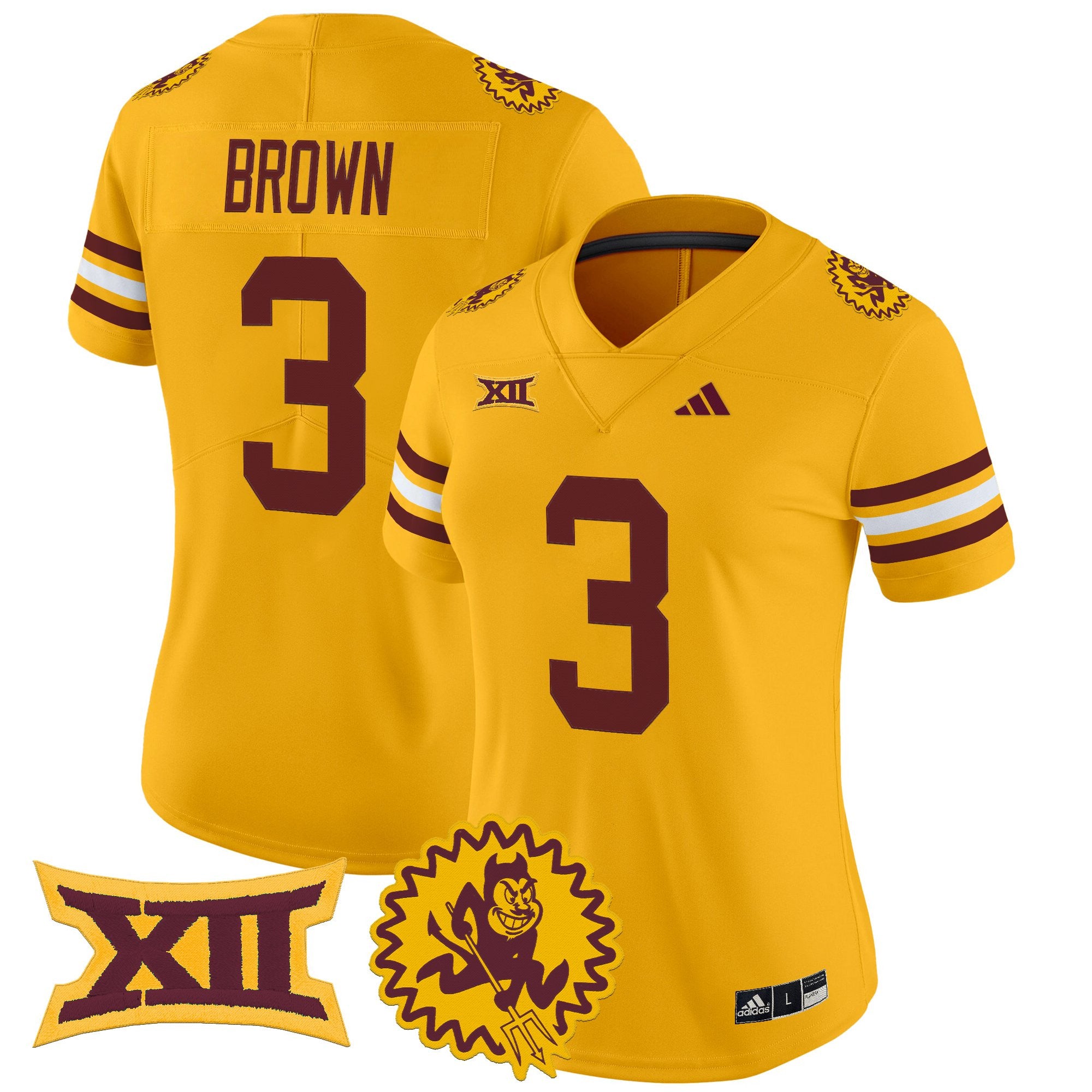 Women's Arizona State Sun Devils 1975 Throwback Vapor Limited Jersey - All Stitched