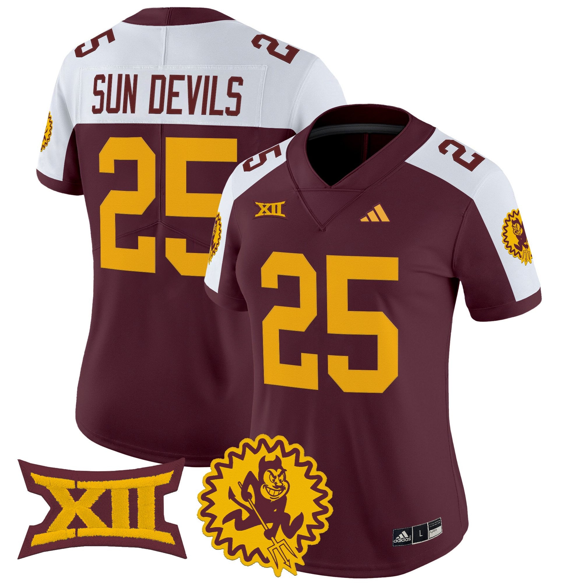 Women's Arizona State Sun Devils 1975 Throwback Vapor Limited Jersey - All Stitched