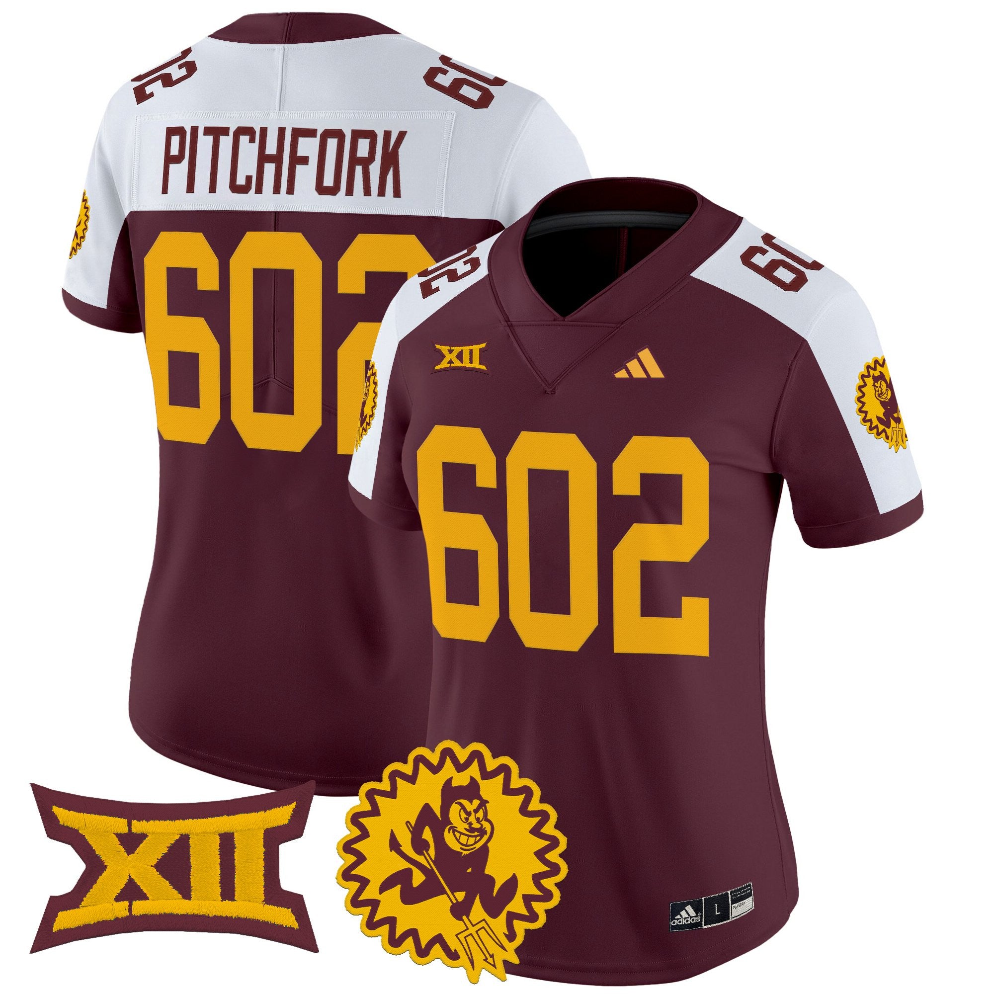 Women's Arizona State Sun Devils 1975 Throwback Vapor Limited Jersey - All Stitched