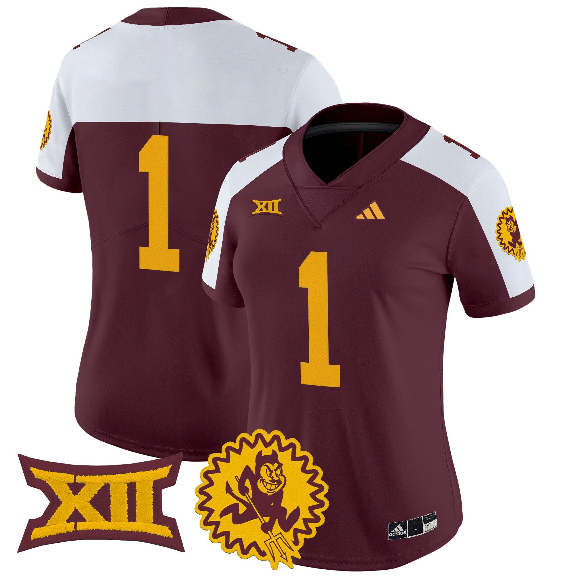 Women's Arizona State Sun Devils 1975 Throwback Vapor Limited Jersey - All Stitched