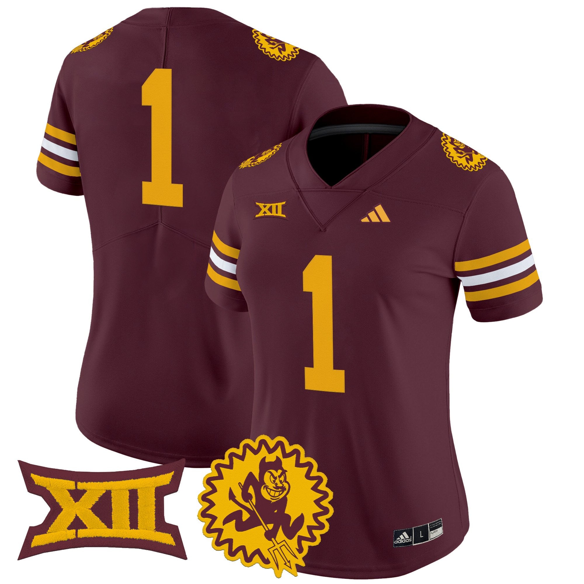 Women's Arizona State Sun Devils 1975 Throwback Vapor Limited Jersey - All Stitched