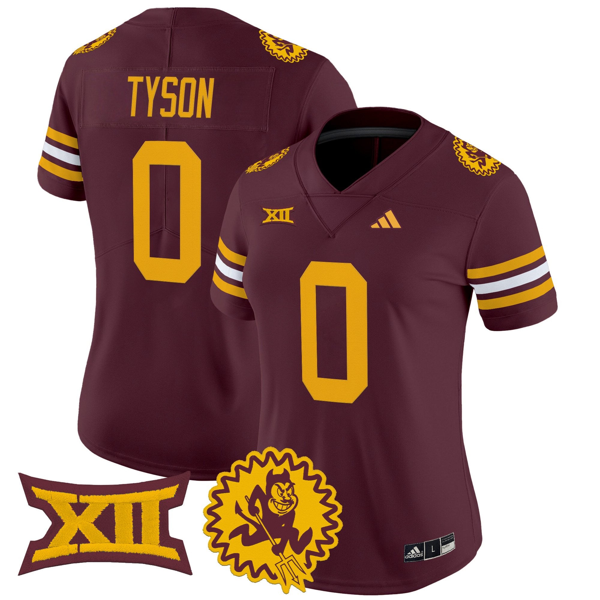 Women's Arizona State Sun Devils 1975 Throwback Vapor Limited Jersey - All Stitched