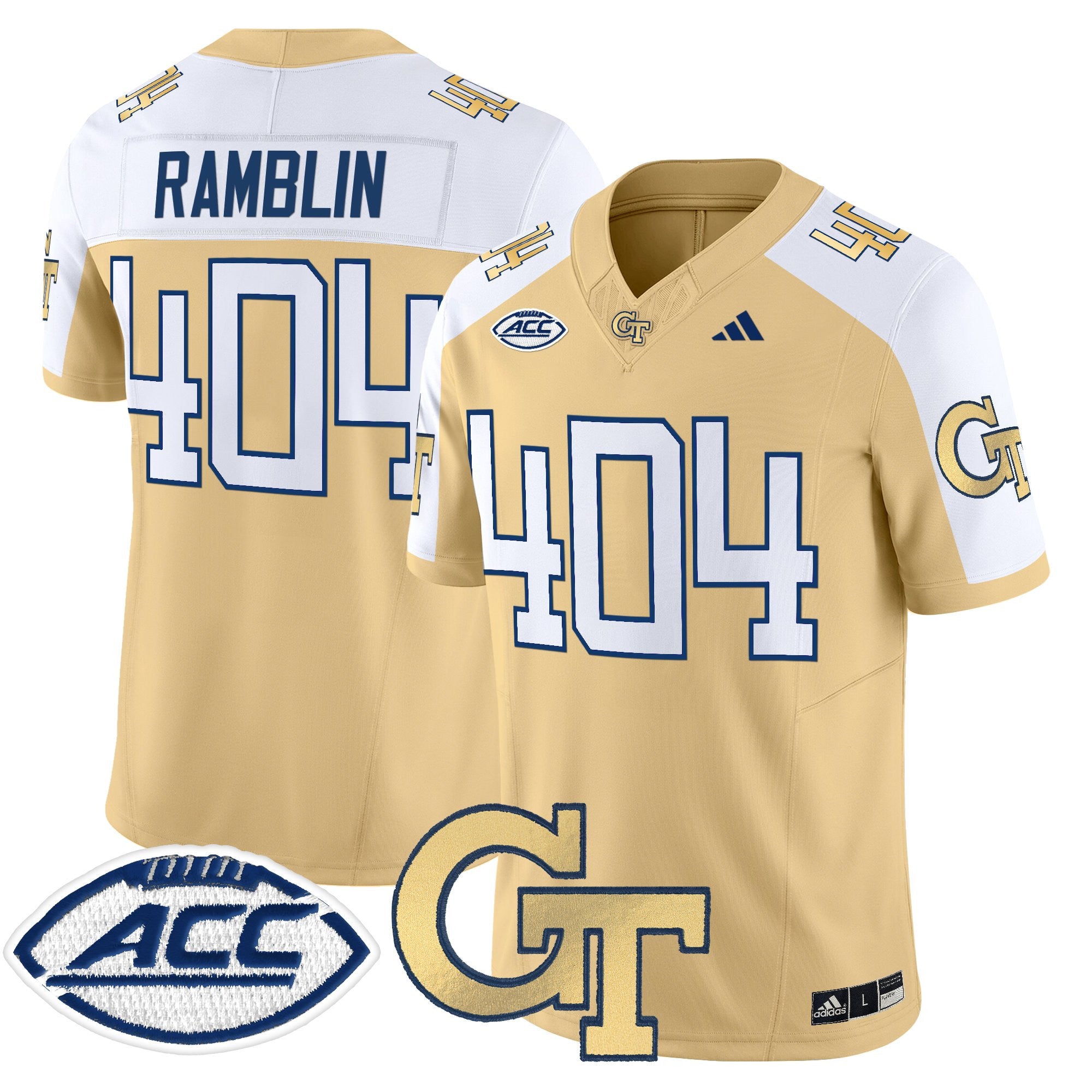 Youth's Georgia Tech Yellow Jackets 2025 Vapor Limited Jersey - All stitched