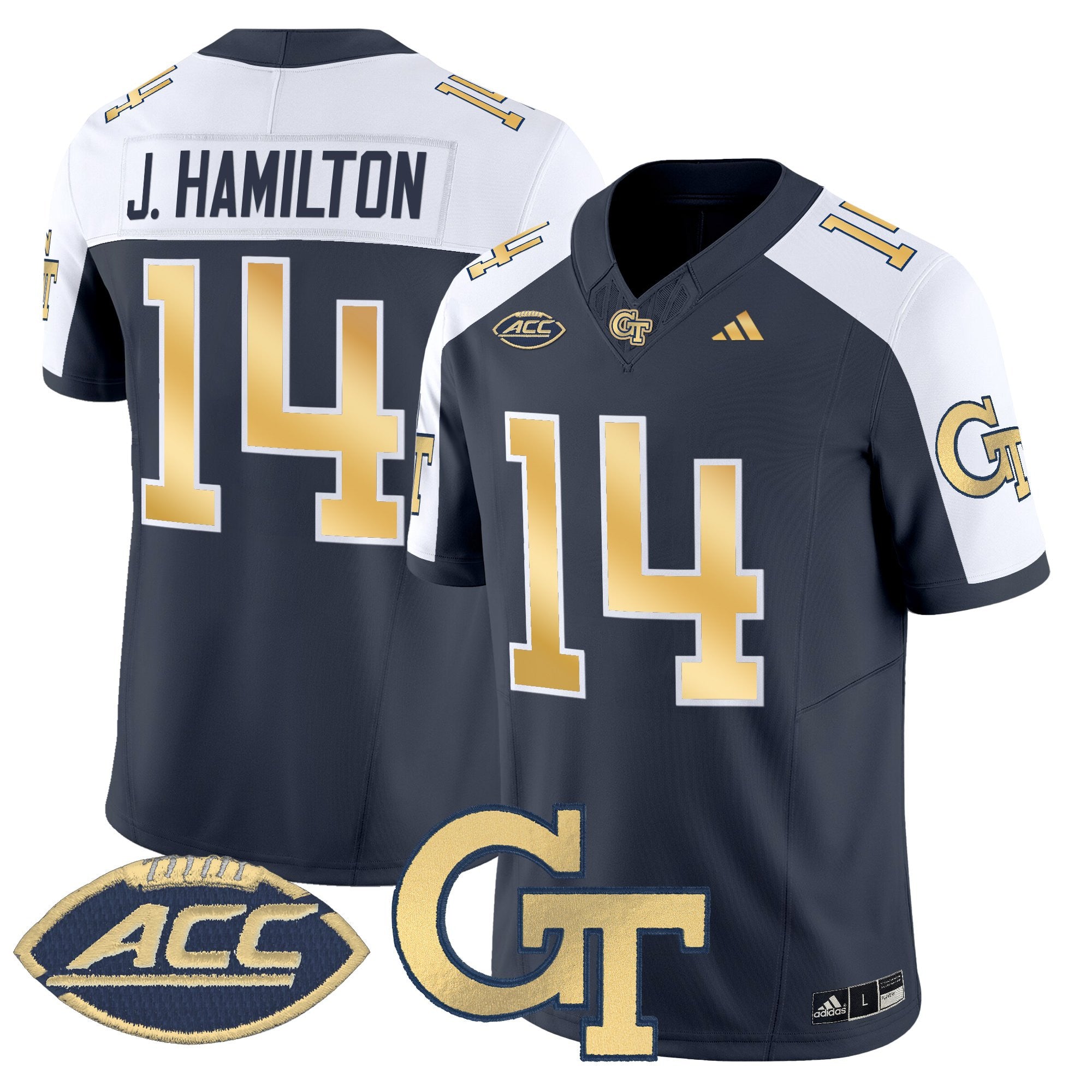 Youth's Georgia Tech Yellow Jackets 2025 Vapor Limited Jersey - All stitched