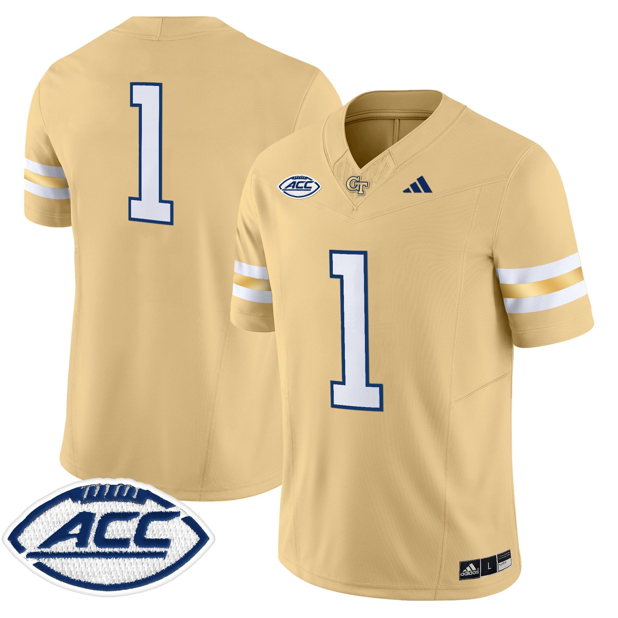 Youth's Georgia Tech Yellow Jackets 2025 Vapor Limited Jersey - All stitched