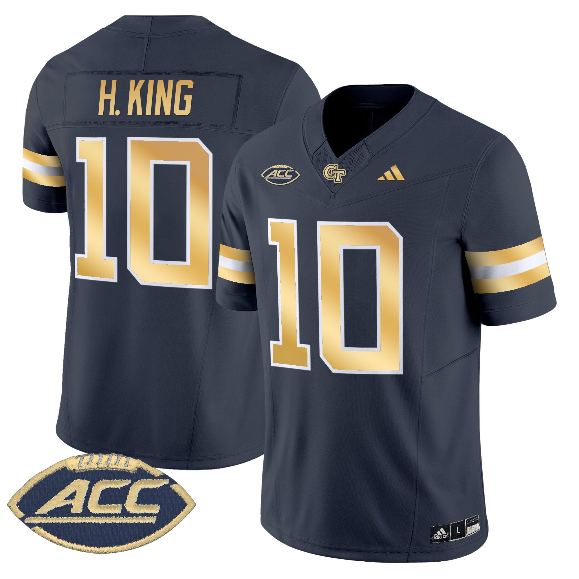 Youth's Georgia Tech Yellow Jackets 2025 Vapor Limited Jersey - All stitched