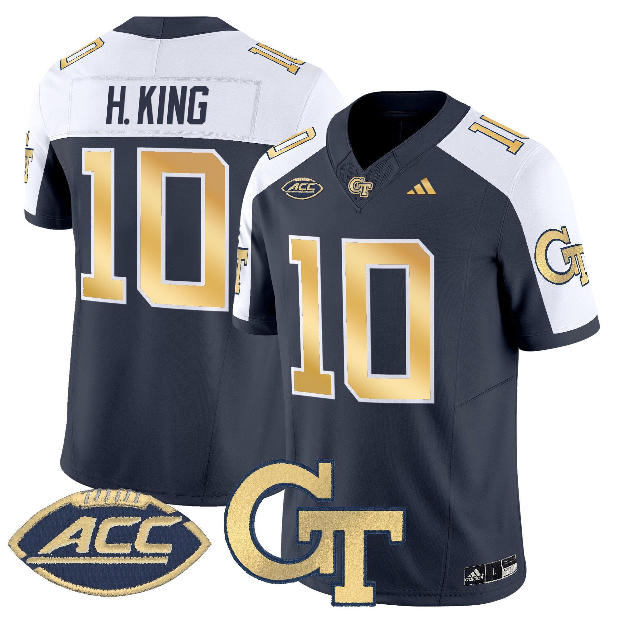 Youth's Georgia Tech Yellow Jackets 2025 Vapor Limited Jersey - All stitched