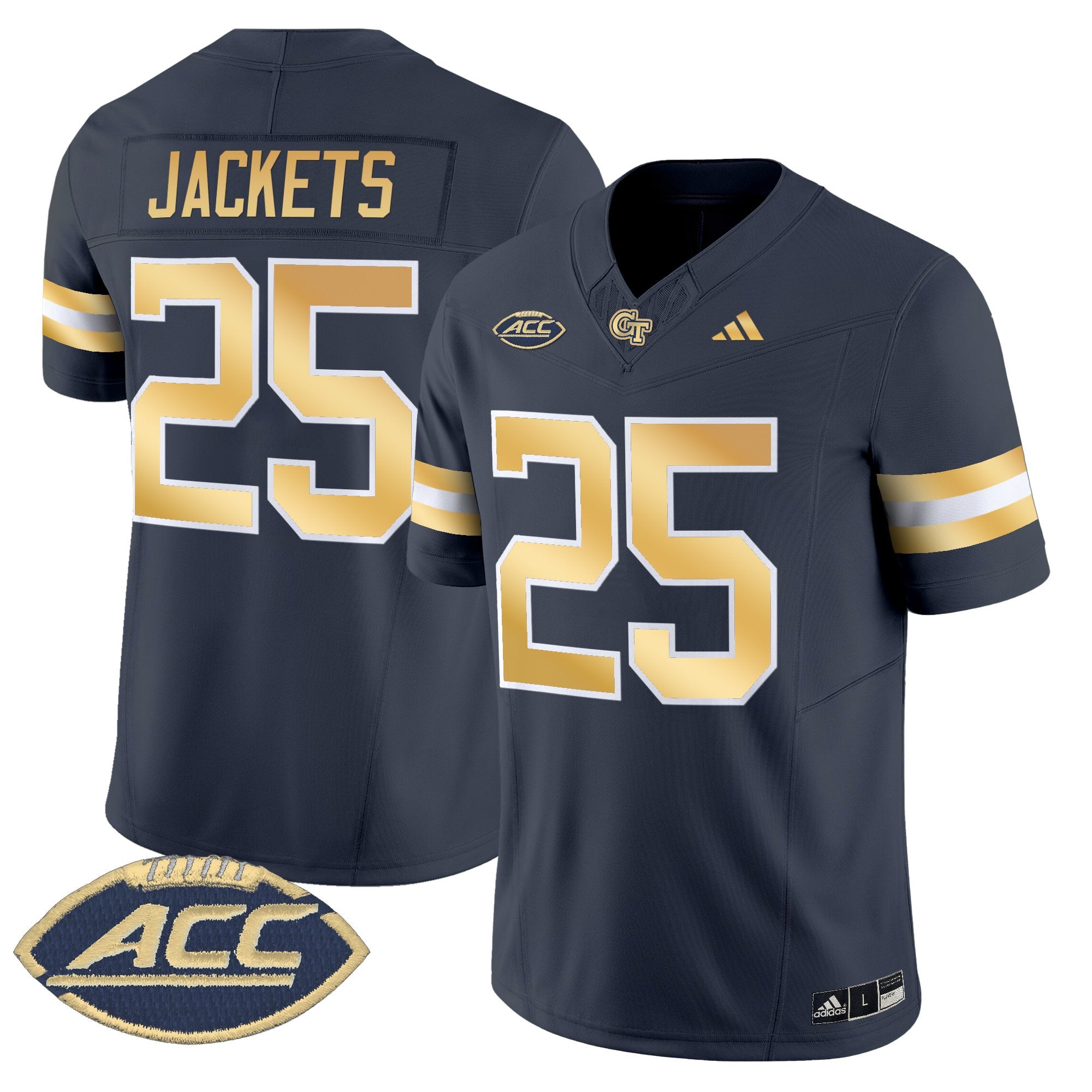 Youth's Georgia Tech Yellow Jackets 2025 Vapor Limited Jersey - All stitched