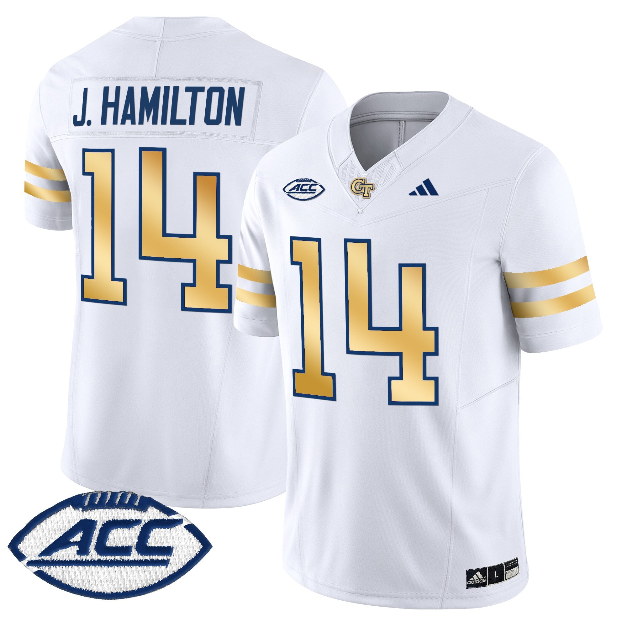 Youth's Georgia Tech Yellow Jackets 2025 Vapor Limited Jersey - All stitched
