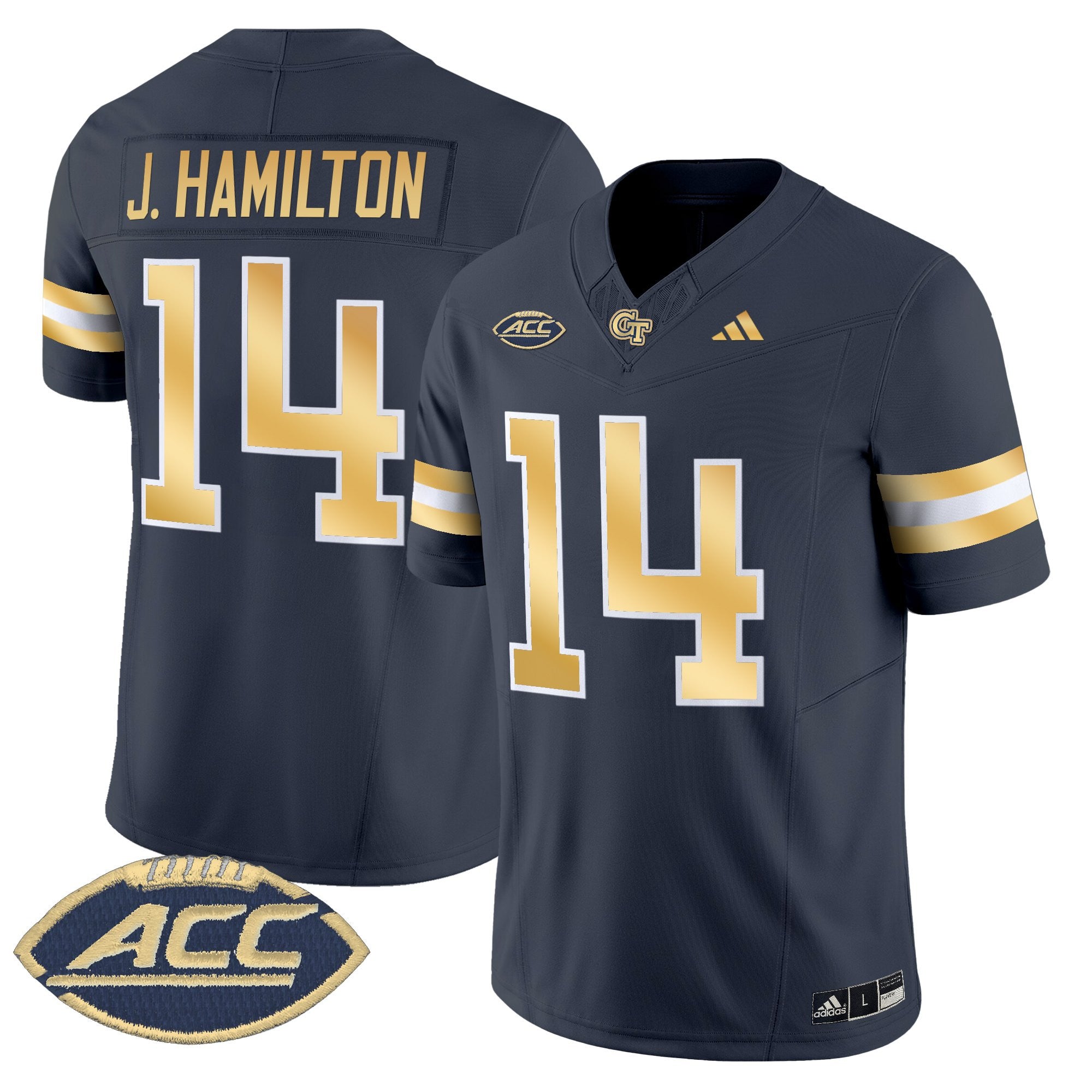 Youth's Georgia Tech Yellow Jackets 2025 Vapor Limited Jersey - All stitched