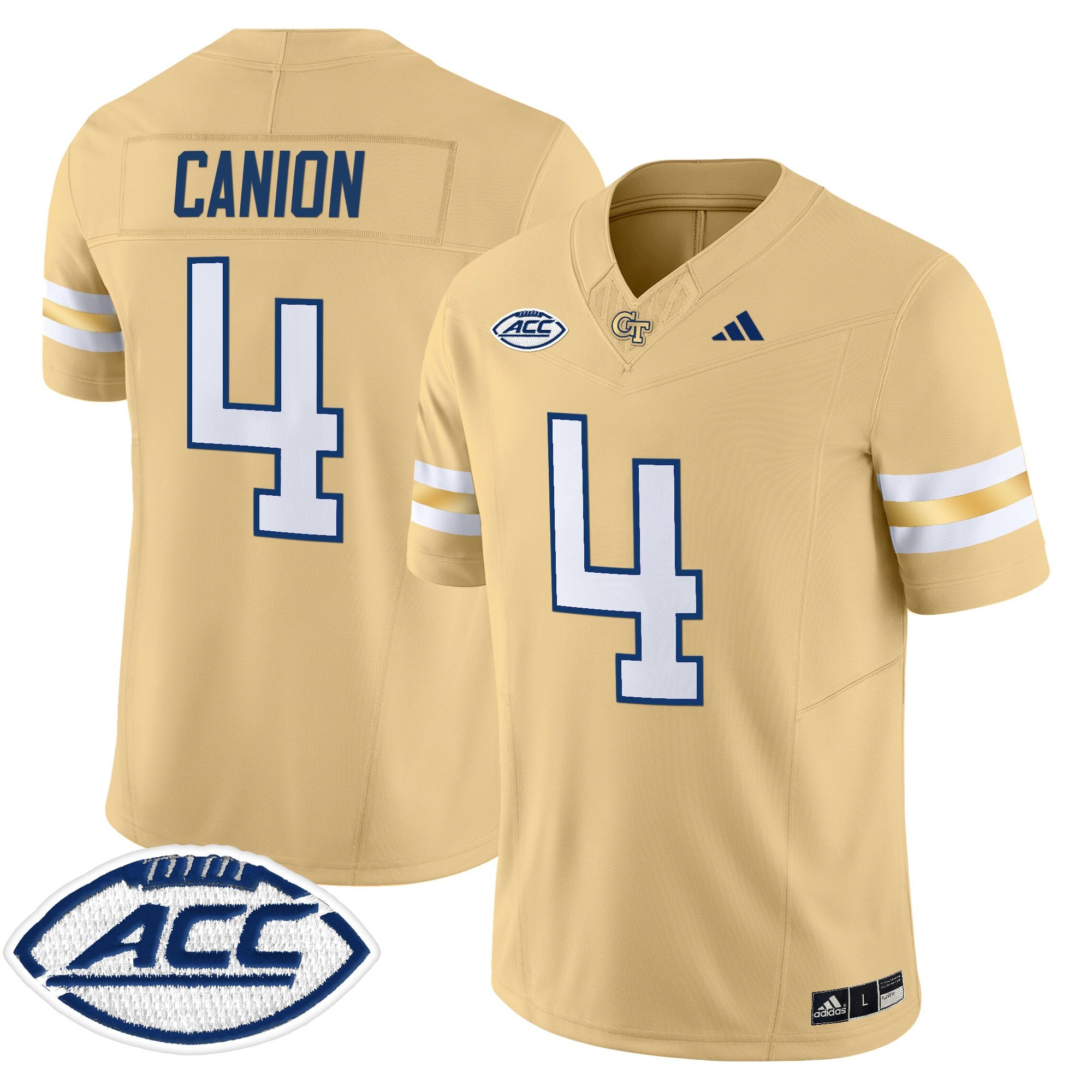 Youth's Georgia Tech Yellow Jackets 2025 Vapor Limited Jersey - All stitched