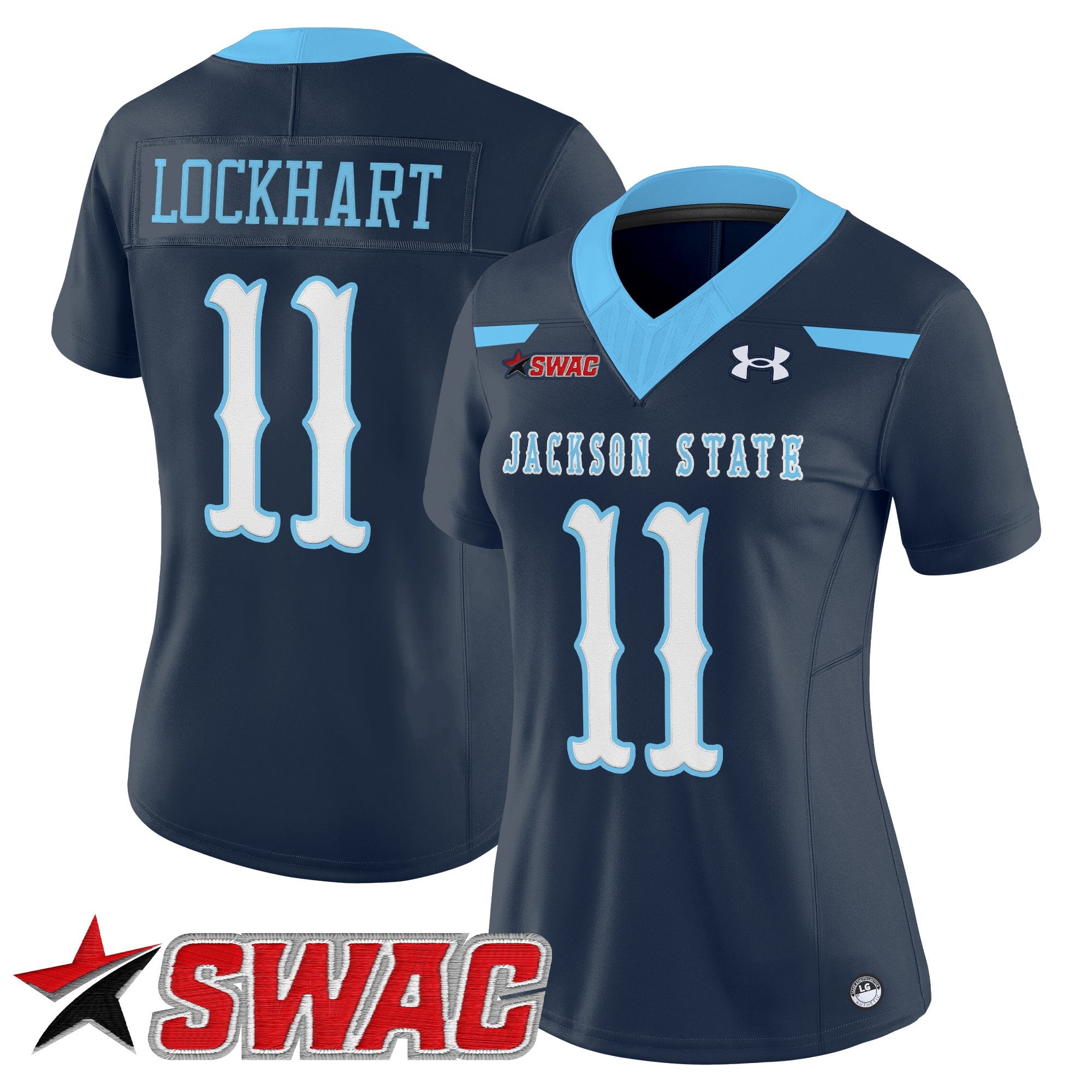 Women's Jackson State Tigers 2025 Vapor Limited Jersey V2 - All Stitched