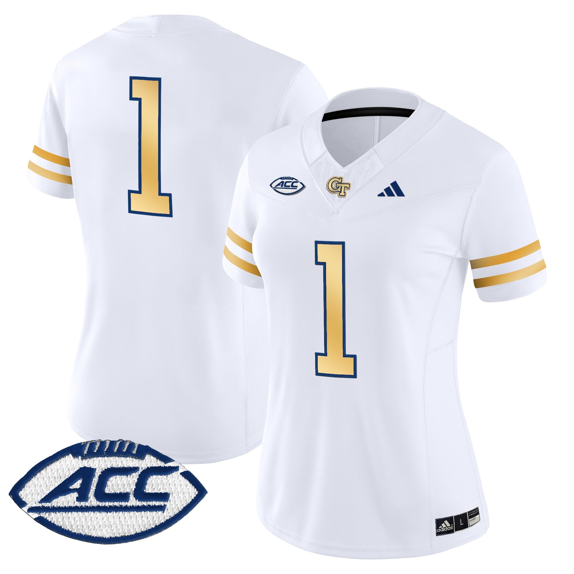 Women's Georgia Tech Yellow Jackets 2025 Vapor Limited Jersey - All stitched