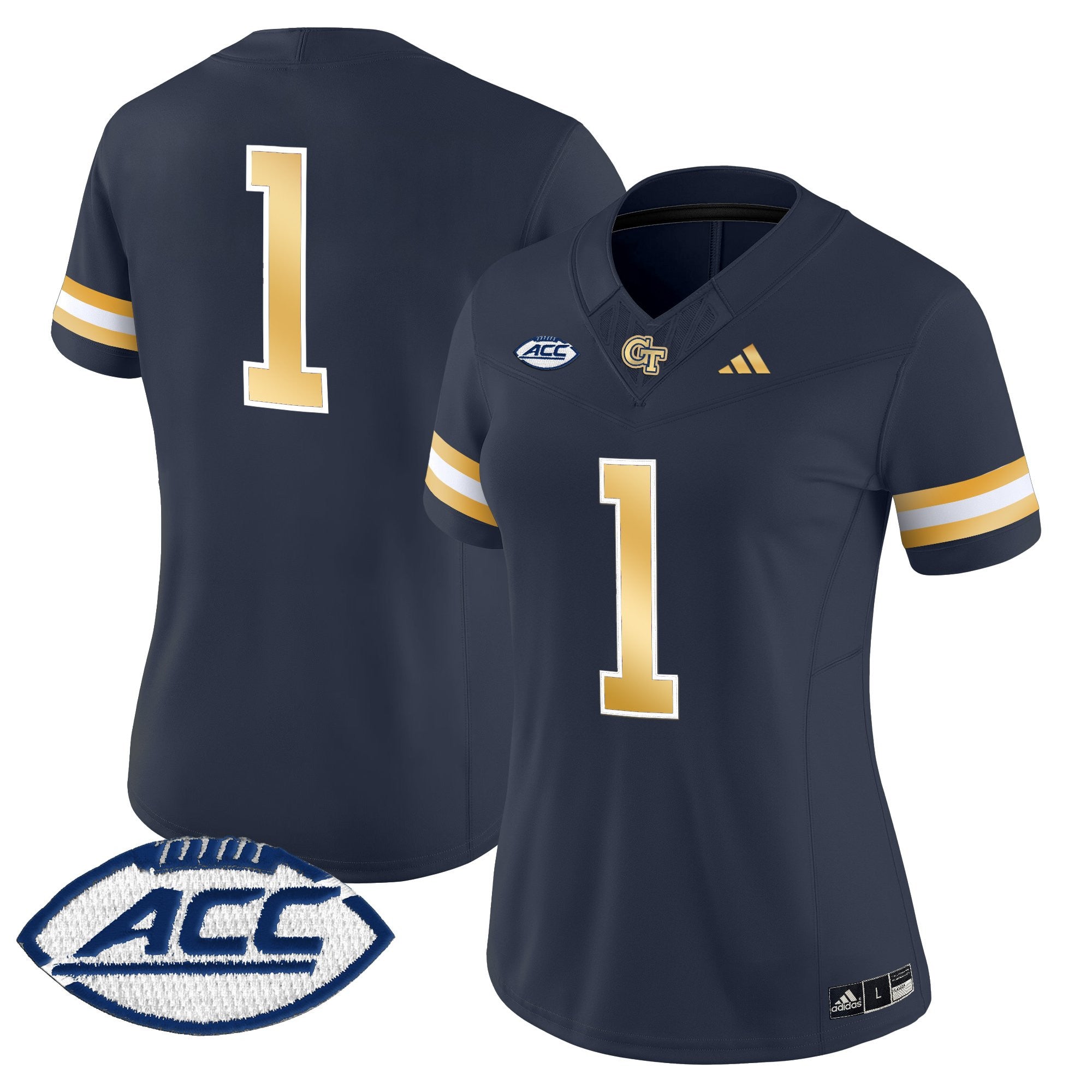 Women's Georgia Tech Yellow Jackets 2025 Vapor Limited Jersey - All stitched