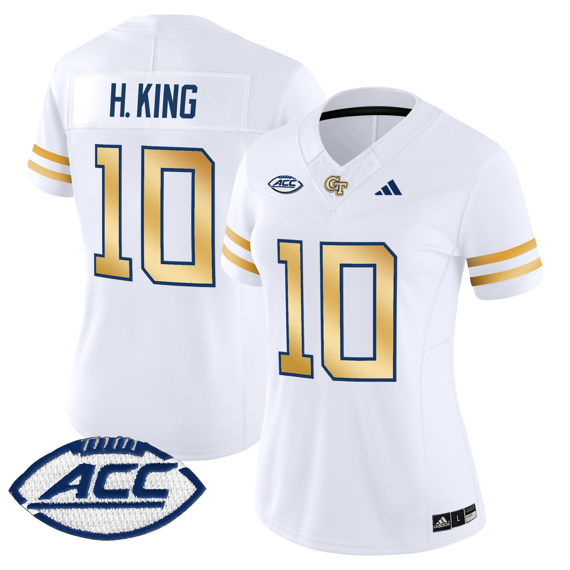 Women's Georgia Tech Yellow Jackets 2025 Vapor Limited Jersey - All stitched
