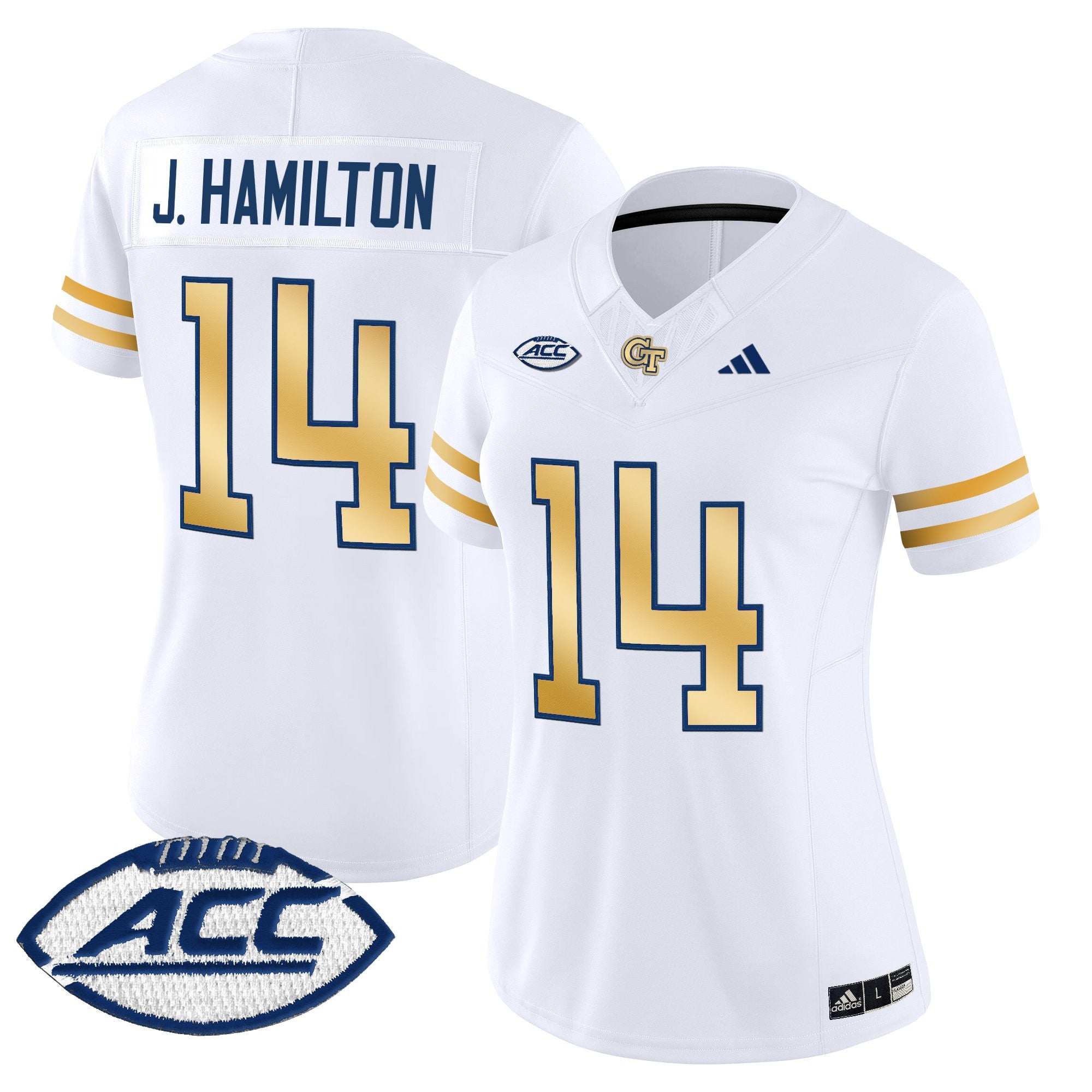 Women's Georgia Tech Yellow Jackets 2025 Vapor Limited Jersey - All stitched