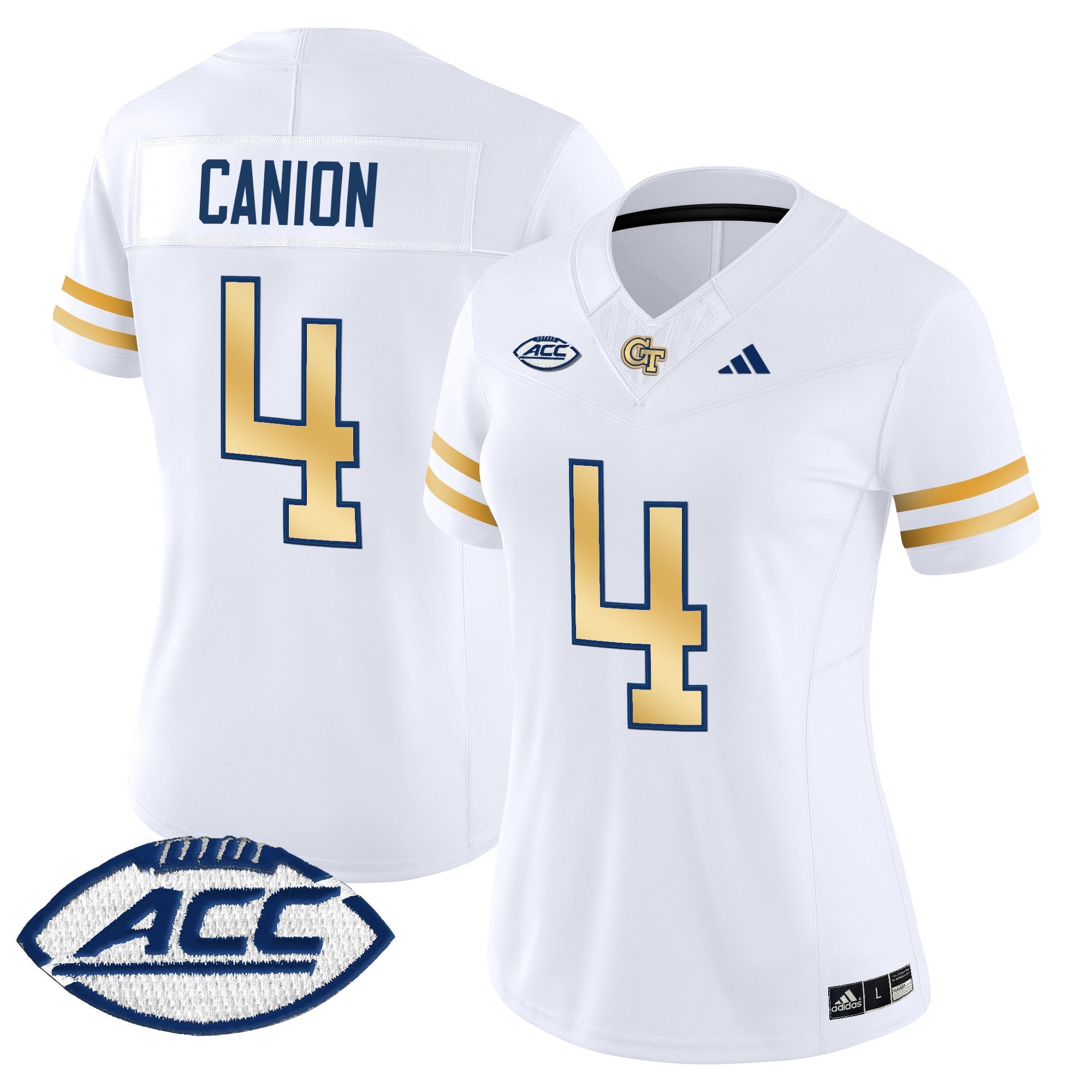 Women's Georgia Tech Yellow Jackets 2025 Vapor Limited Jersey - All stitched