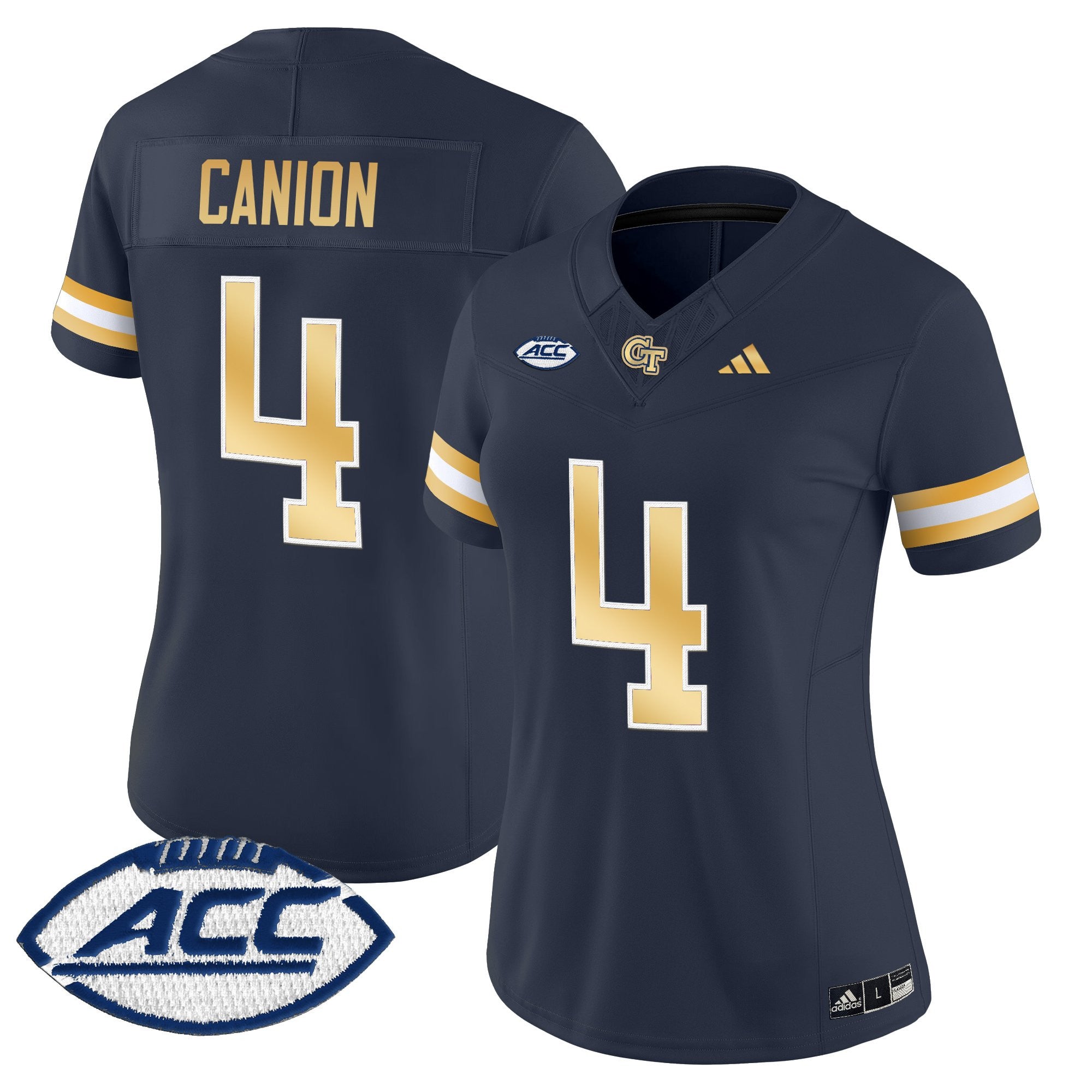 Women's Georgia Tech Yellow Jackets 2025 Vapor Limited Jersey - All stitched