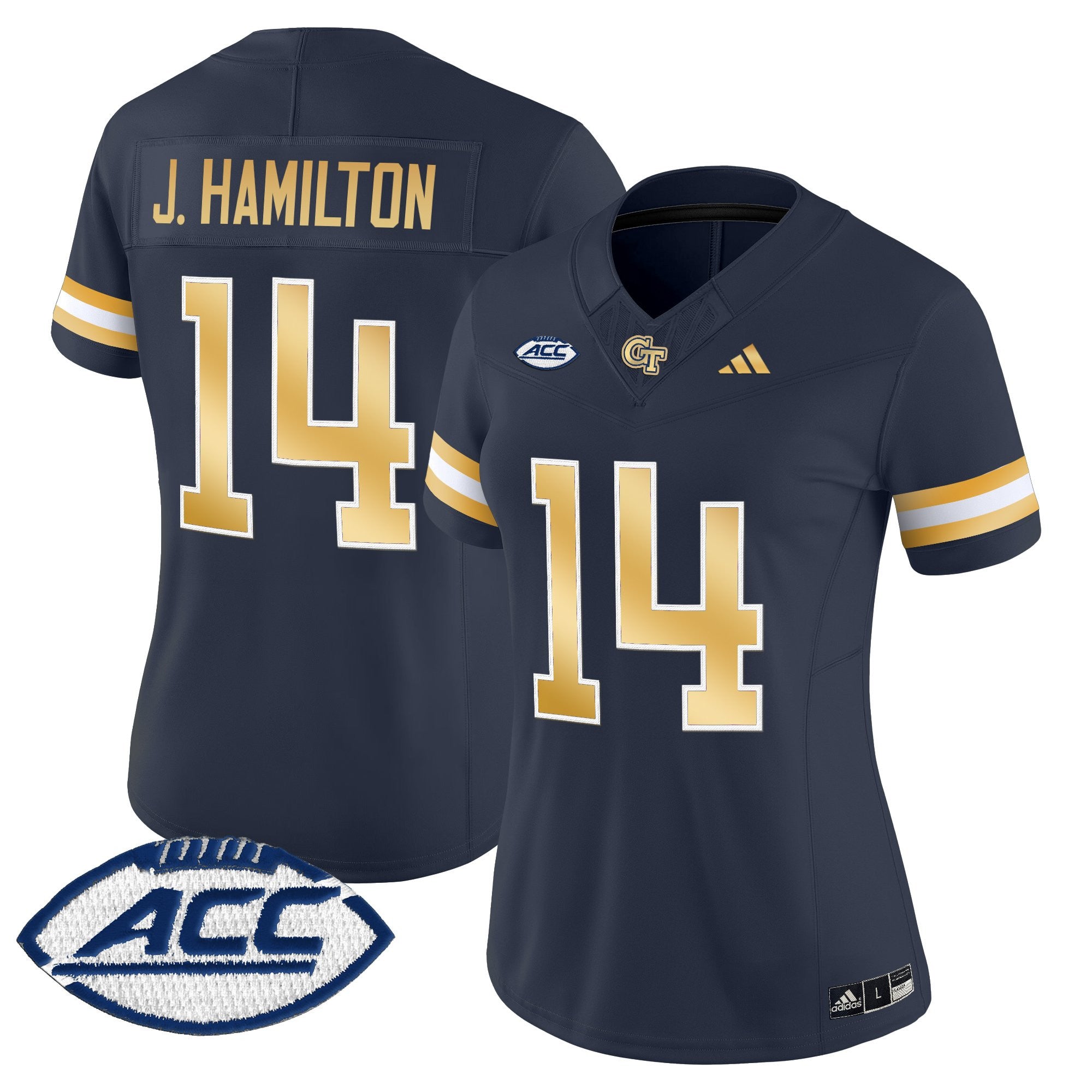 Women's Georgia Tech Yellow Jackets 2025 Vapor Limited Jersey - All stitched