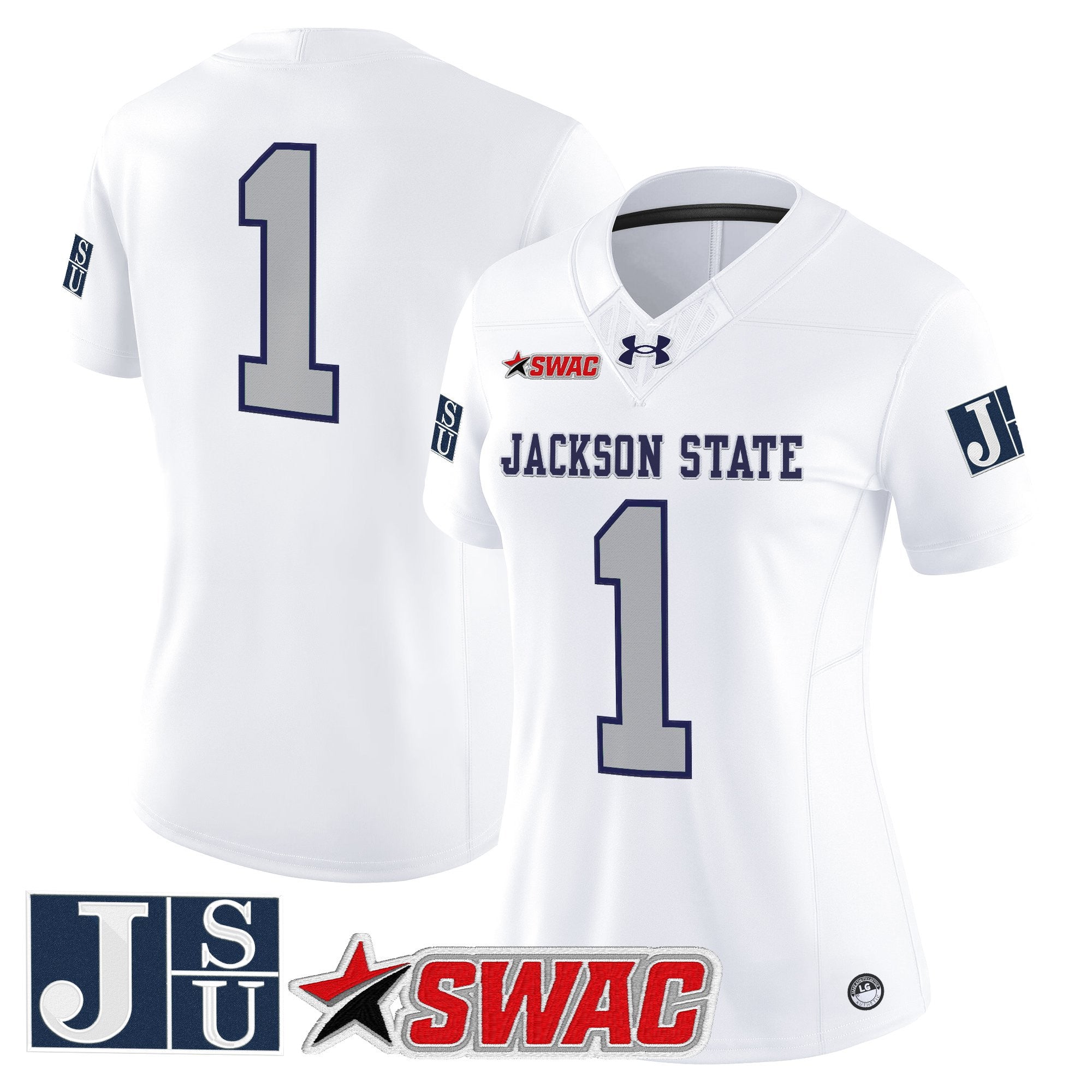 Women's Jackson State Tigers 2025 Vapor Limited Jersey - All Stitched
