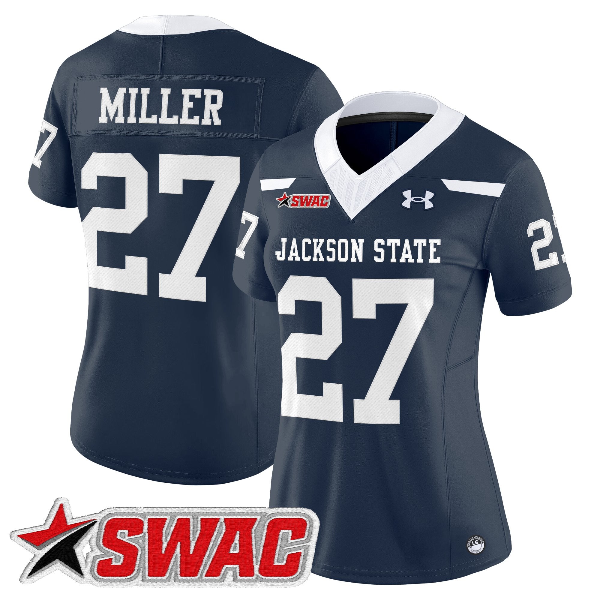 Women's Jackson State Tigers 2025 Vapor Limited Jersey - All Stitched