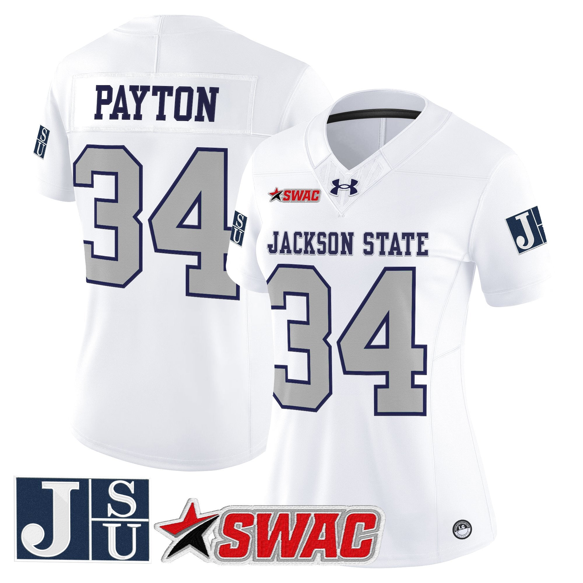 Women's Jackson State Tigers 2025 Vapor Limited Jersey - All Stitched