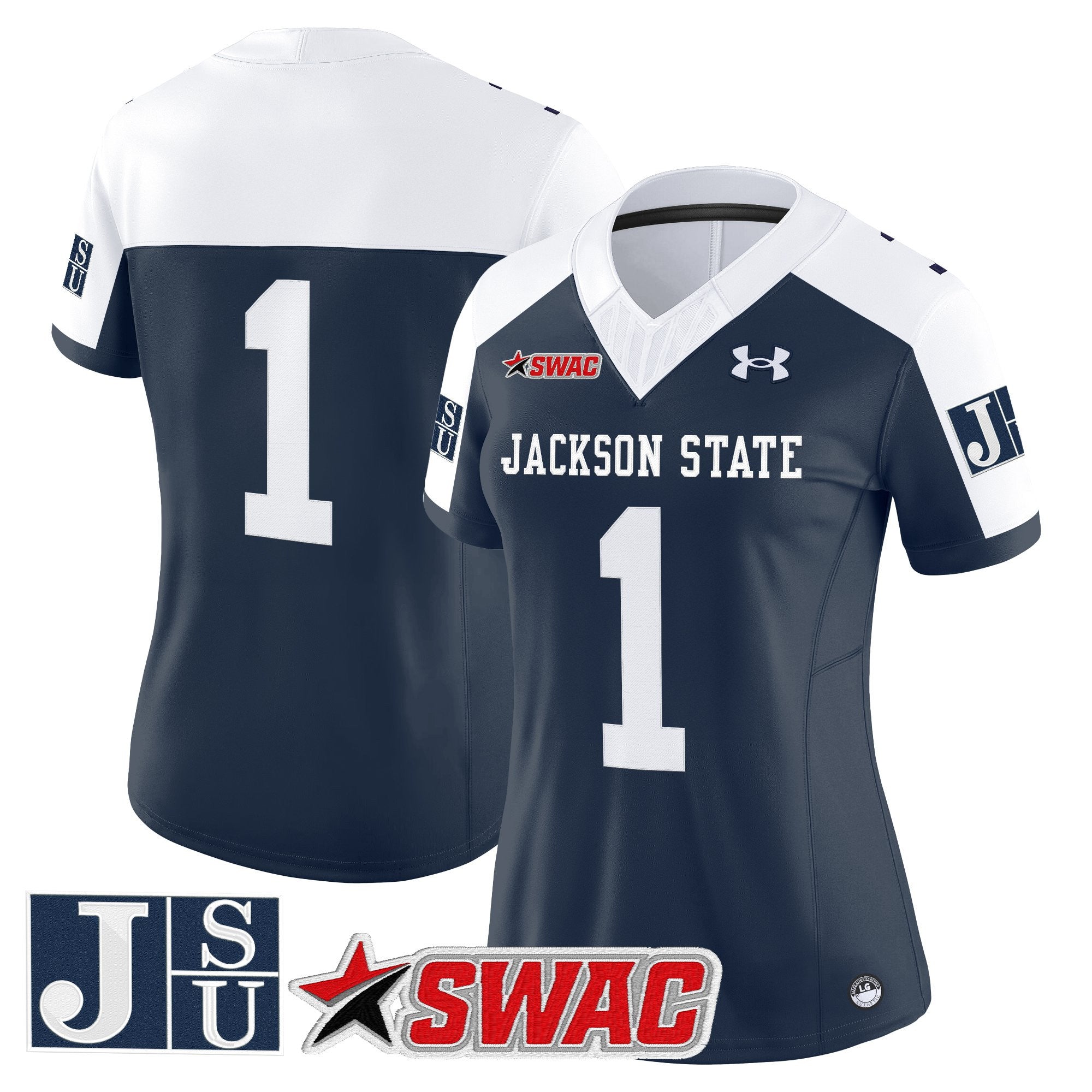 Women's Jackson State Tigers 2025 Vapor Limited Jersey - All Stitched