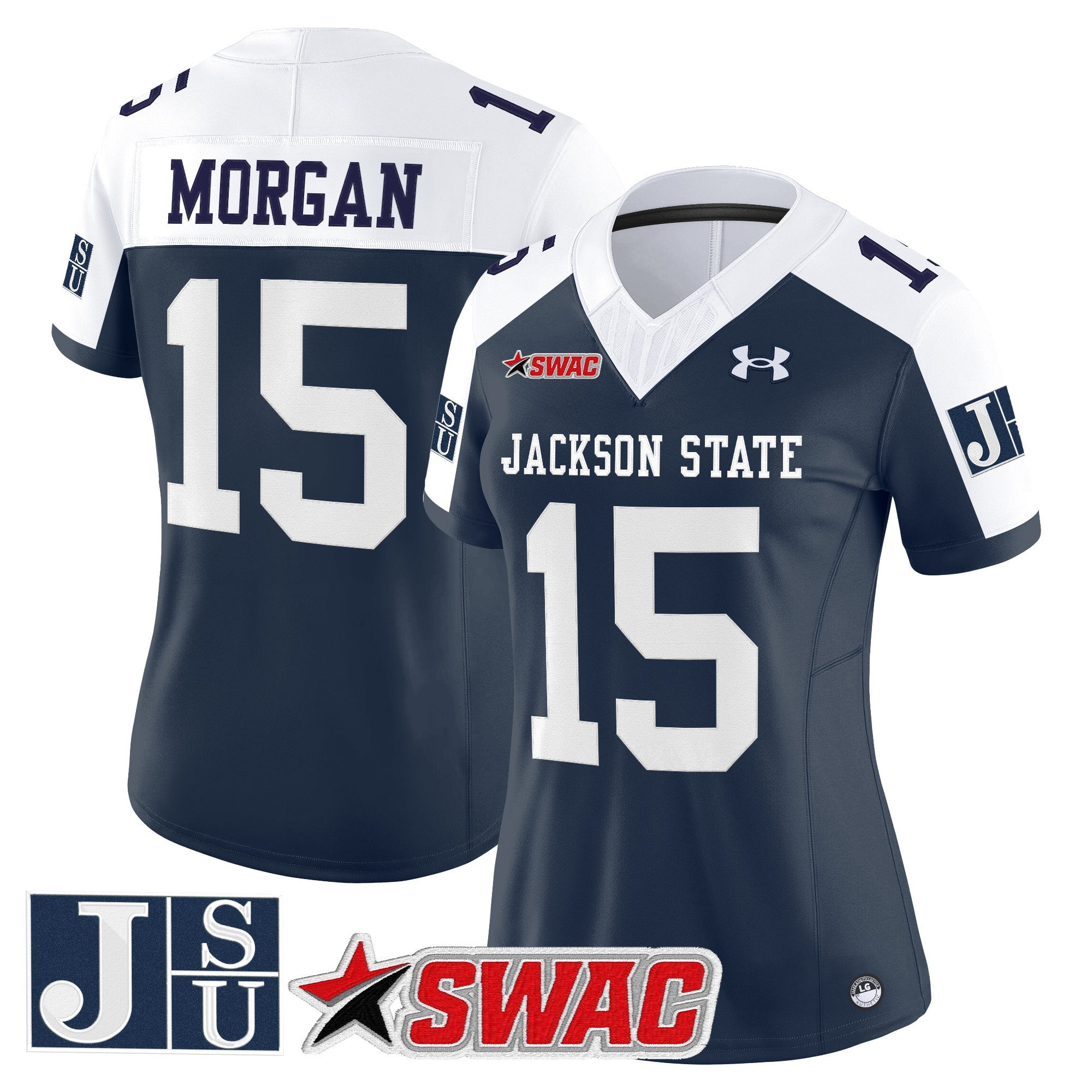 Women's Jackson State Tigers 2025 Vapor Limited Jersey - All Stitched