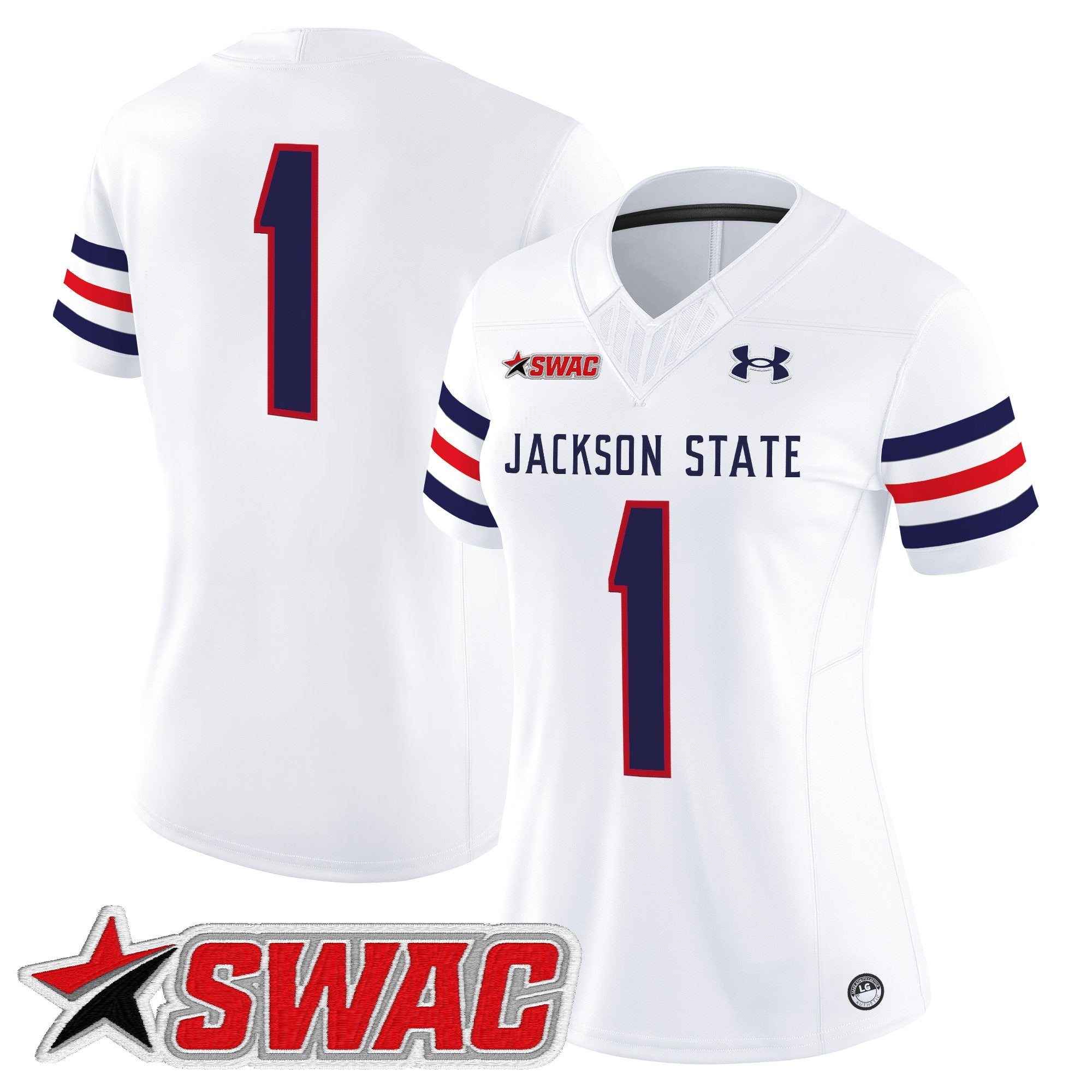 Women's Jackson State Tigers 2025 Vapor Limited Jersey - All Stitched